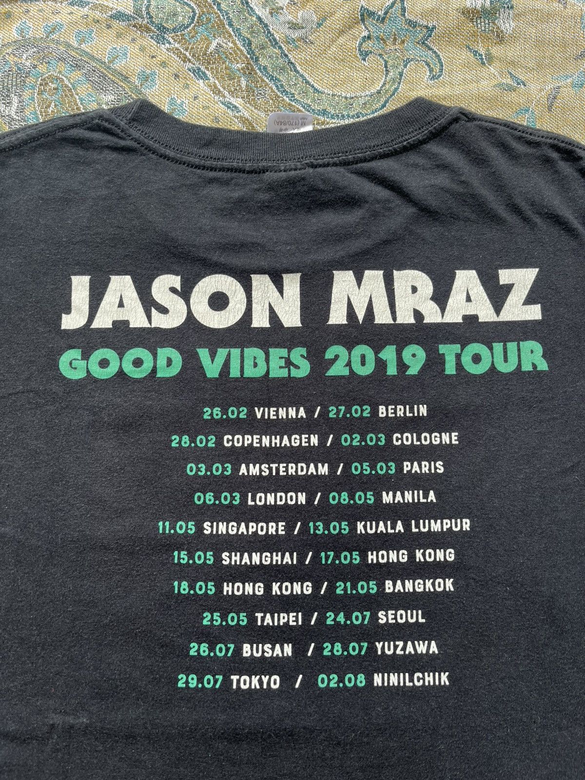 Band Tees Jason Mraz Tour 2019 T-Shirt Size US M / EU 48-50 / 2 - 4 Thumbnail
