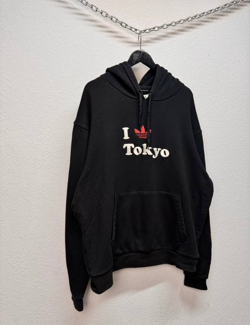 Adidas Adidas Tokyo Style Hoodie Black Size US XL / EU 56 / 4 - 11 Thumbnail