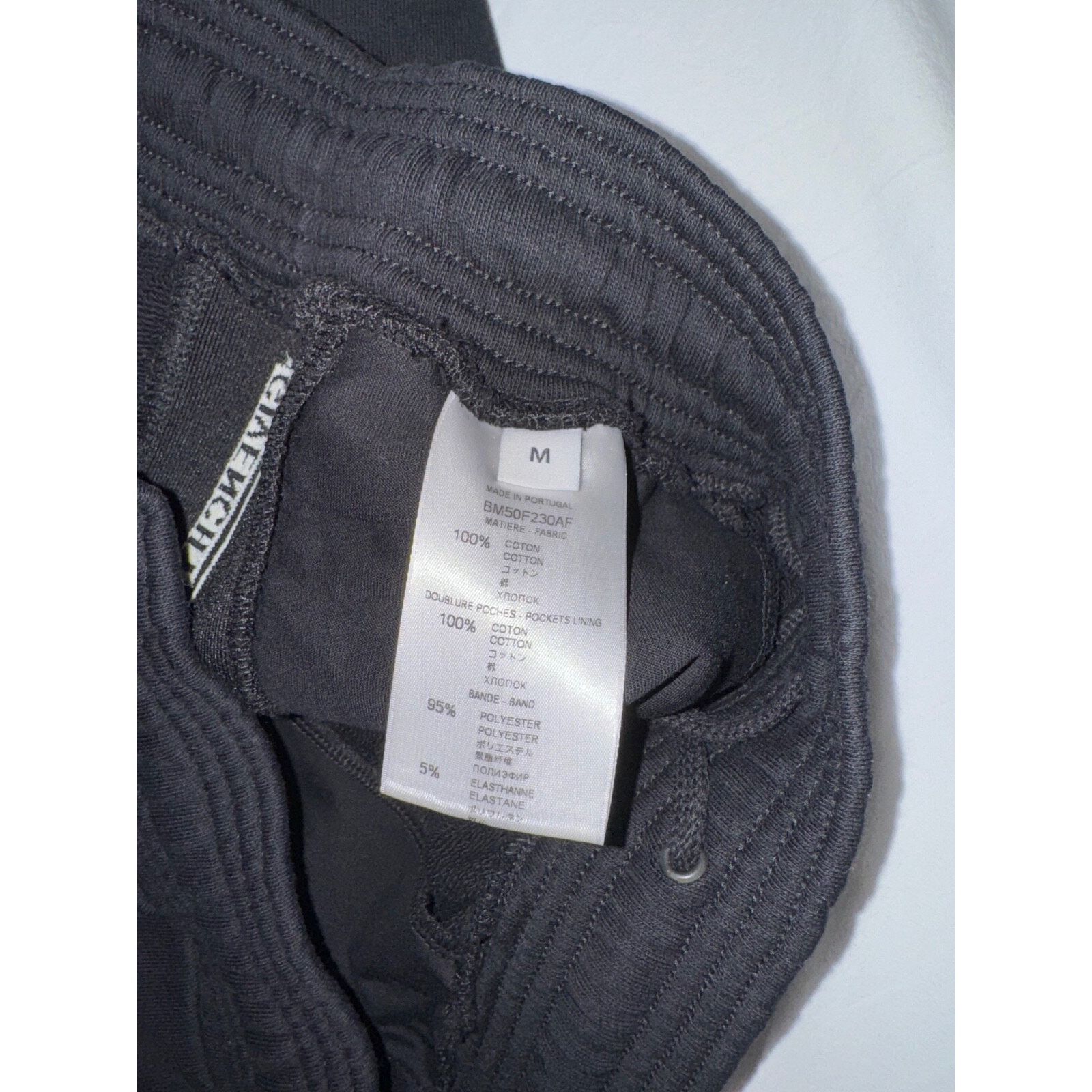 Givenchy Givenchy Paris Black White Stripe Side Logo Cotton Sweat Size US 32 / EU 48 - 8 Thumbnail