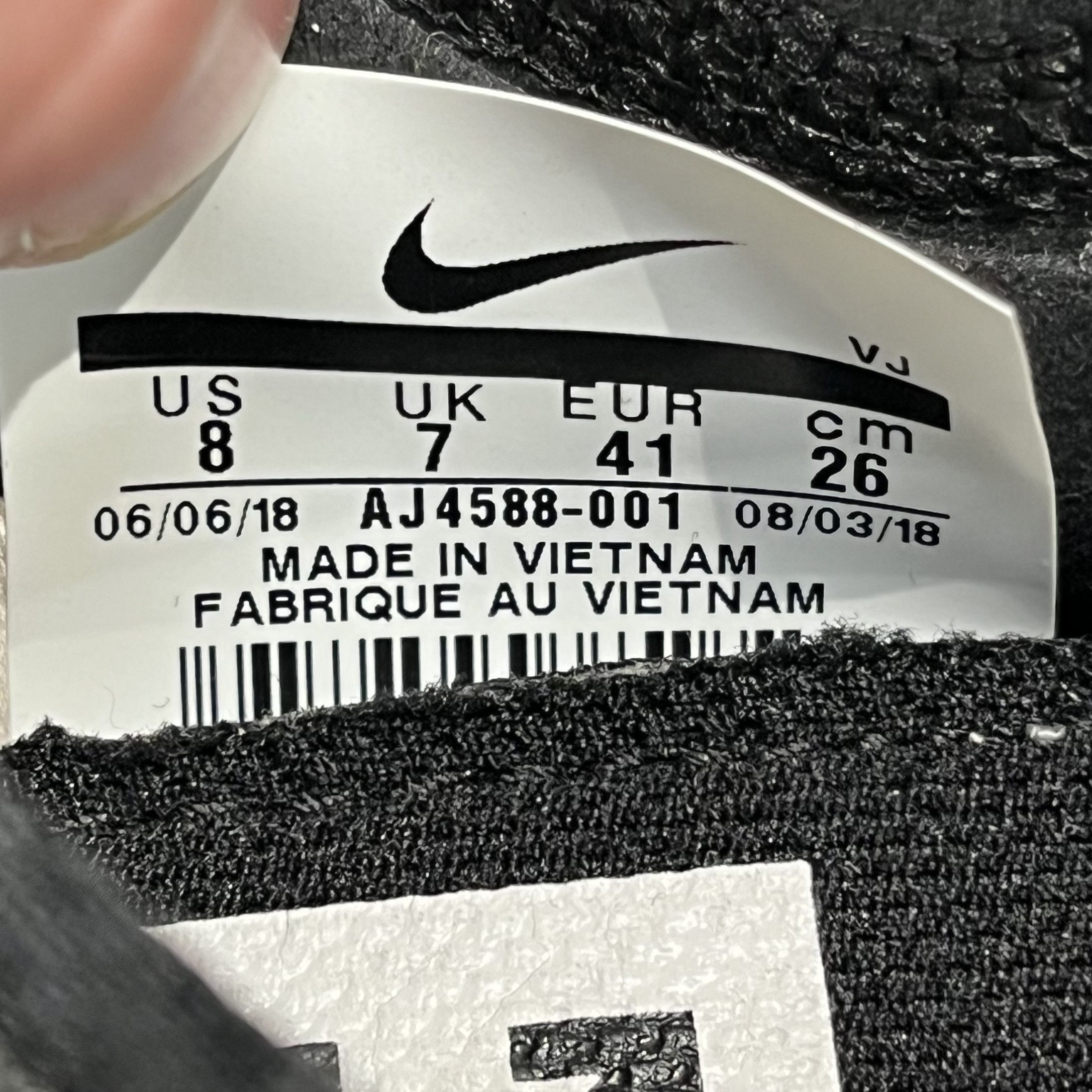 Nike × Off-White Nike Zoom Fly x Off-White Black/Silver Size US 8 / EU 41 - 17 Thumbnail