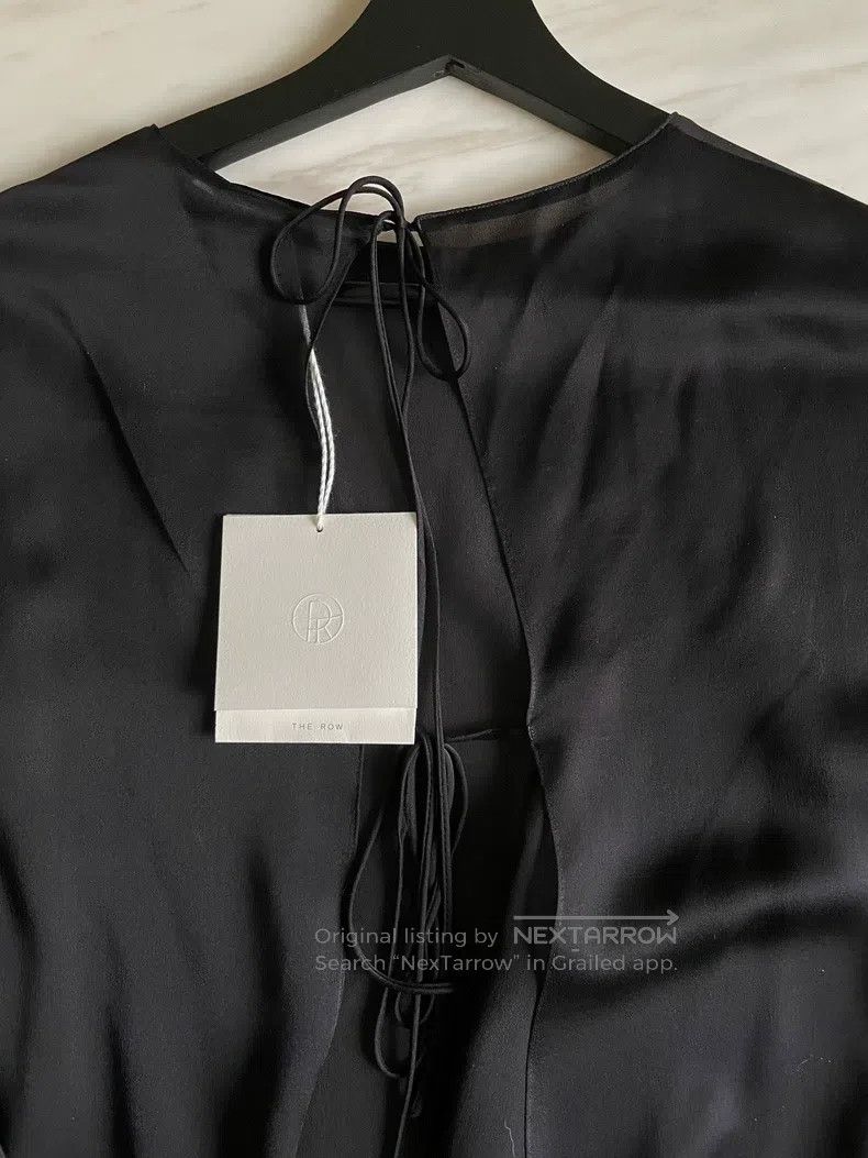 The Row The Row Black silk shirt with lantern sleeves Size XS / US 0-2 / IT 36-38 - 2 Thumbnail