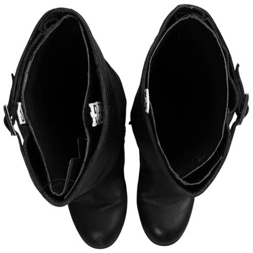 Dirk Bikkembergs Buckled Tall Knee Zip Boots