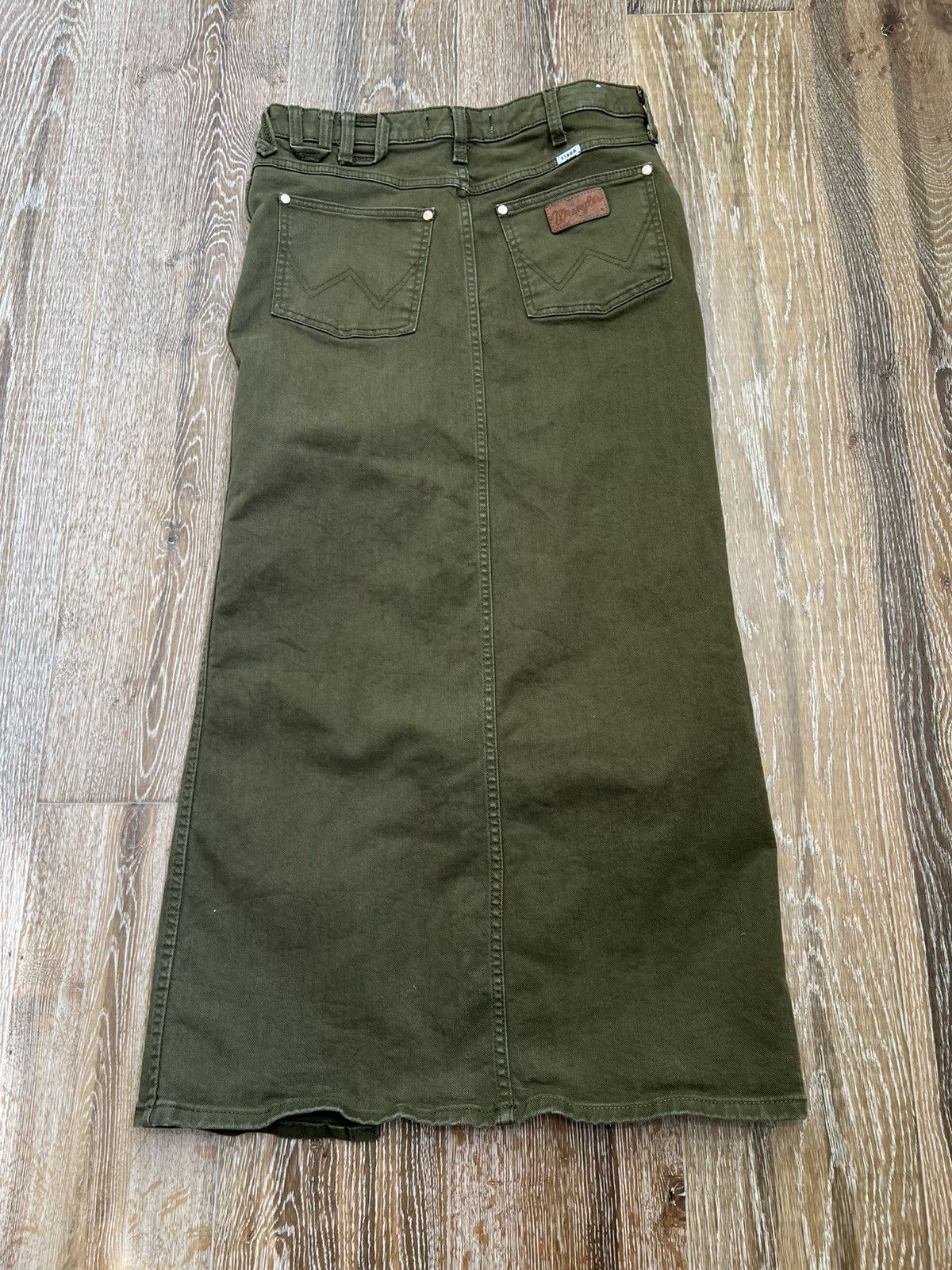 Staud Wrangler staud denim maxi skirt Size 29" - 2 Thumbnail