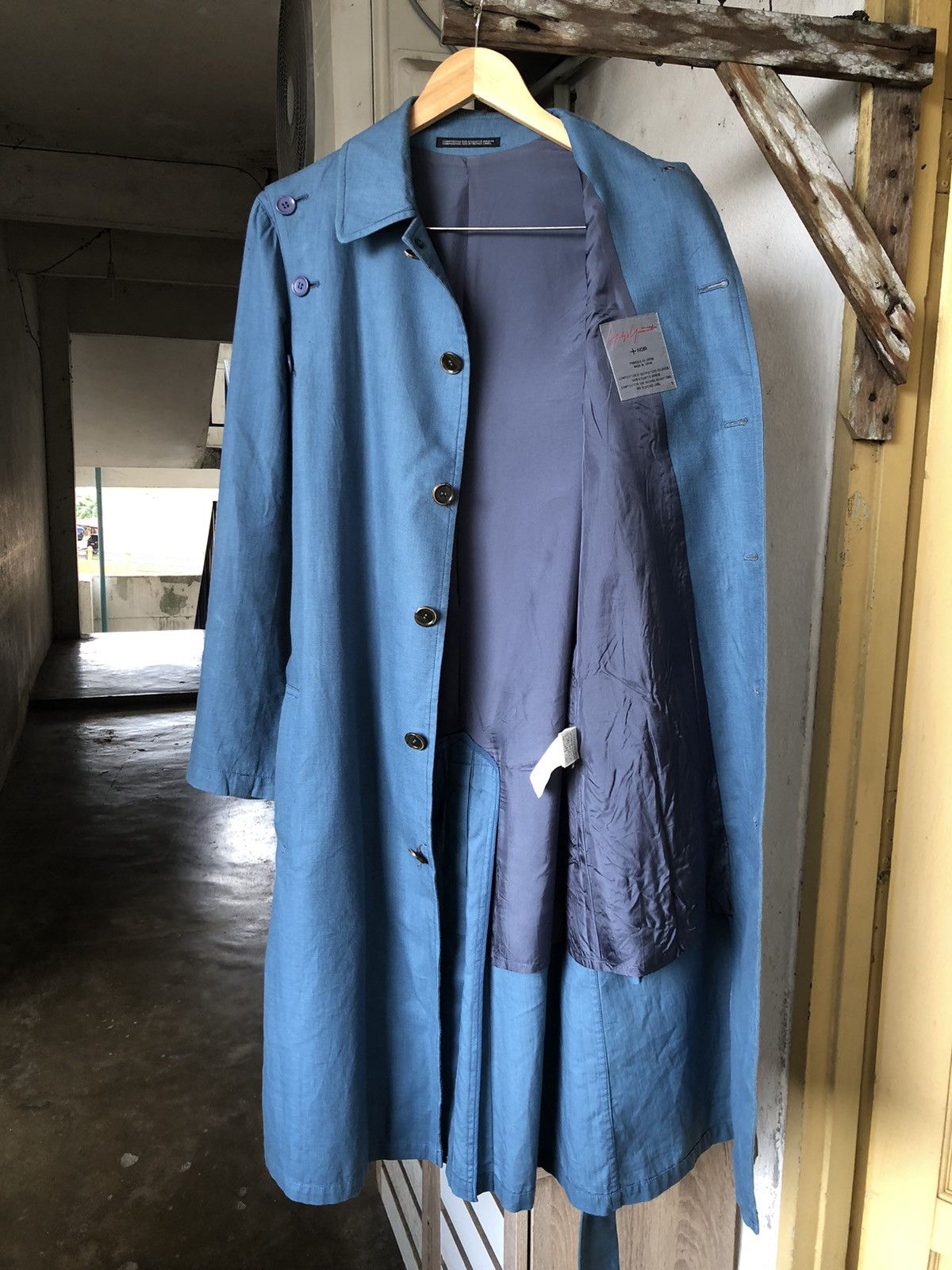 Yohji Yamamoto Vintage Yohji Yamamoto 2 in 1 Long Coat Size US S / EU 44-46 / 1 - 9 Thumbnail