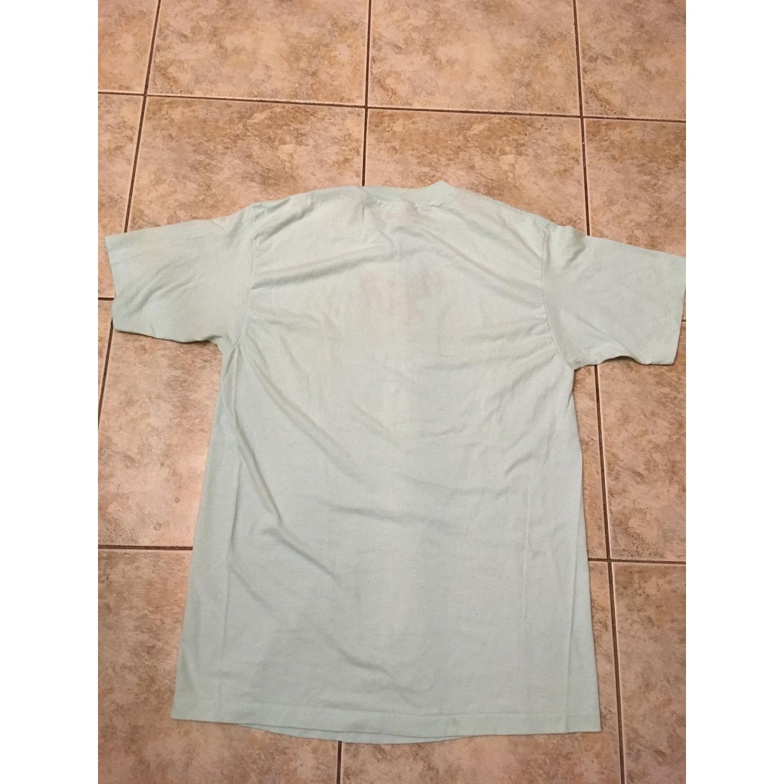 Hanes Vintage cow hand drawn painted T shirt size large 1990s 80s Size US L / EU 52-54 / 3 - 7 Thumbnail