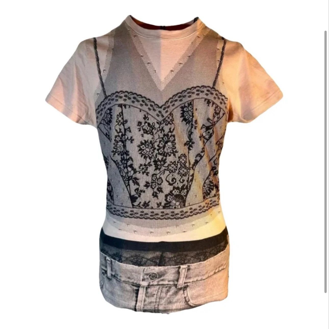 Dior Dior tromp l’oleil top from SS06 by John Galliano. Size M / US 6-8 / IT 42-44 - 1 Thumbnail