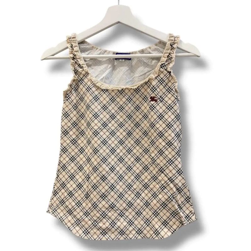 Burberry Burberry Beige Cotton Women's T-Shirt Size M / US 6-8 / IT 42-44 - 1 Thumbnail