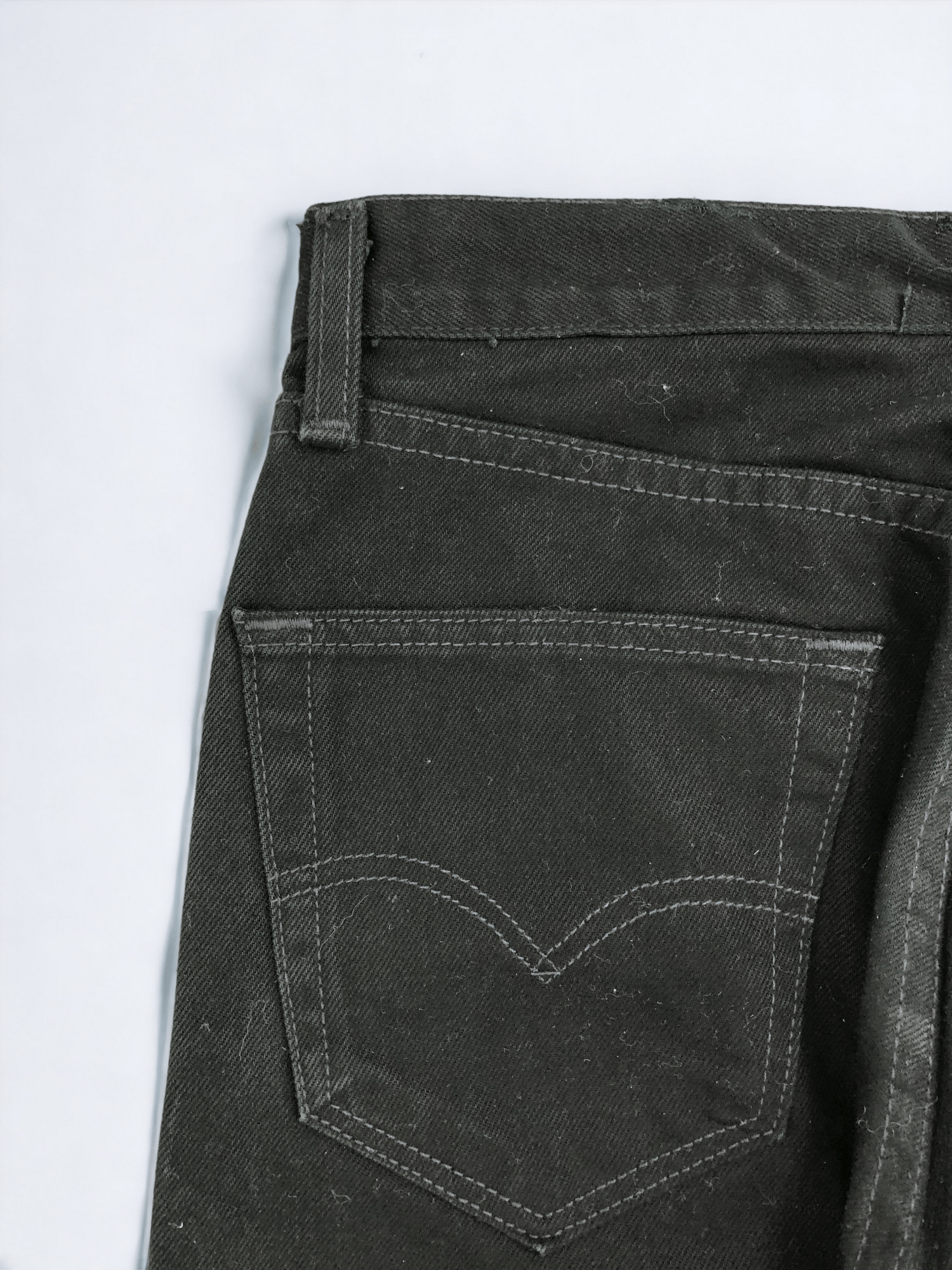 Levi's Vintage Levis 505 Full Black Jeans 28x29.5 S0018 Size US 28 / EU 44 - 9 Thumbnail