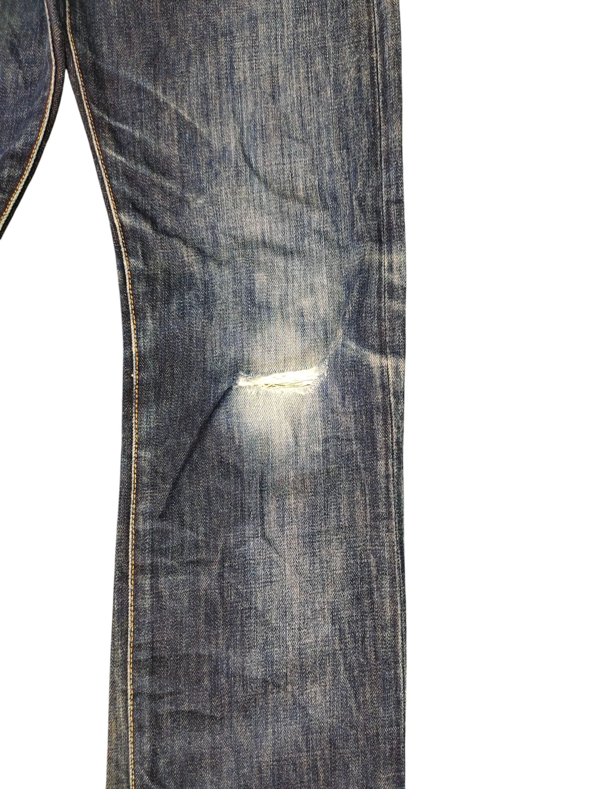 Polo Ralph Lauren Vintage Polo Ralph Lauren Varick Slim Straight Distress Jean Size US 31 - 3 Thumbnail