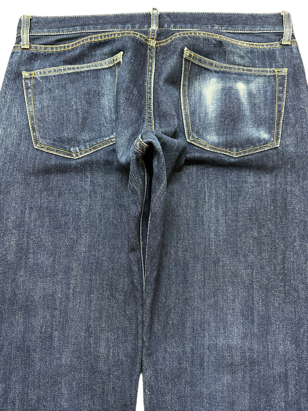 Japanese Brand Vintage Japanese Uniqlo Selvedge Faded Wash Distress Jeans Size US 34 / EU 50 - 6 Thumbnail