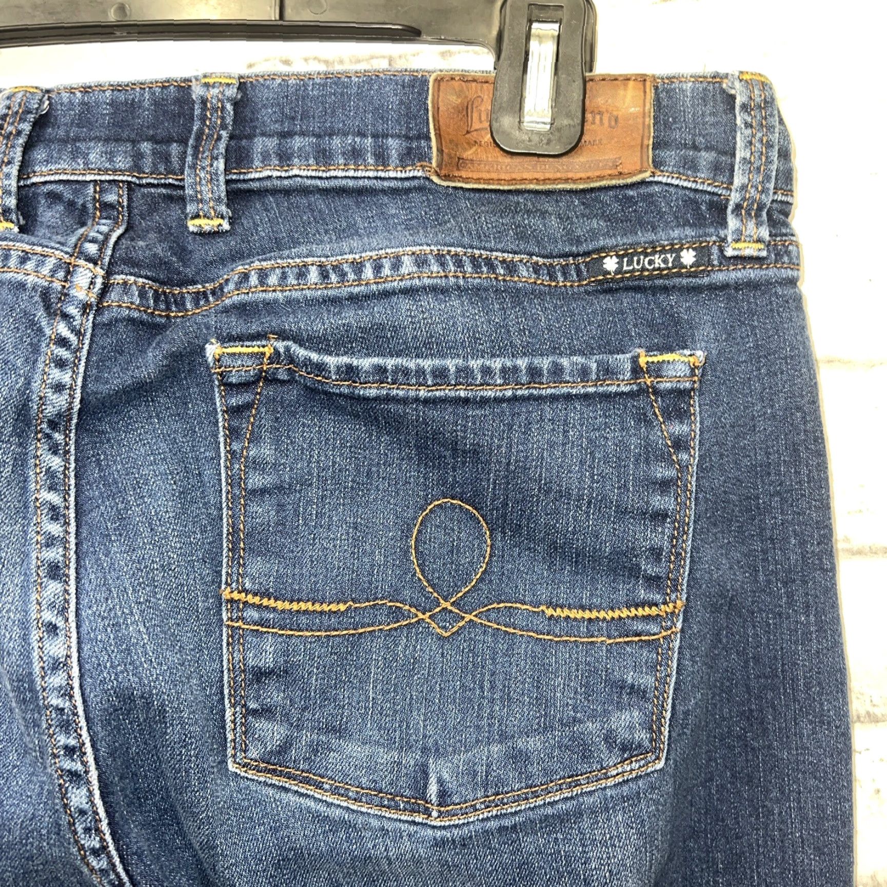 Lucky Brand Lucky Brand Sofia Straight Jeans Womens 12 Blue 31” Inseam Regular Size Straight Womens Jeans Size 34" / US 12 / IT 48 - 3 Thumbnail