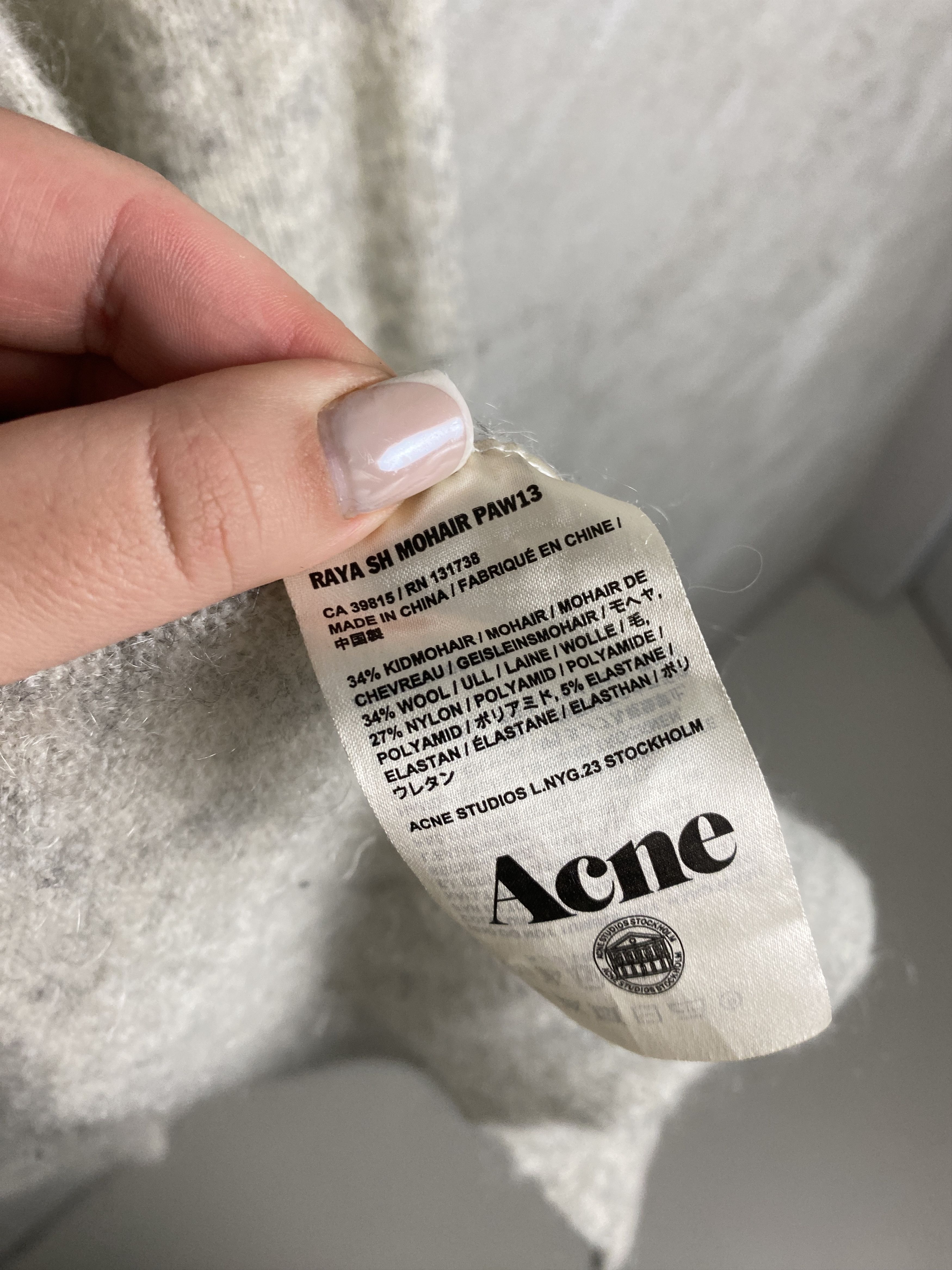 Acne Studios Acne Studios Raya SH Mohair PAW13 cardigan sweater Size XS / US 0-2 / IT 36-38 - 5 Thumbnail