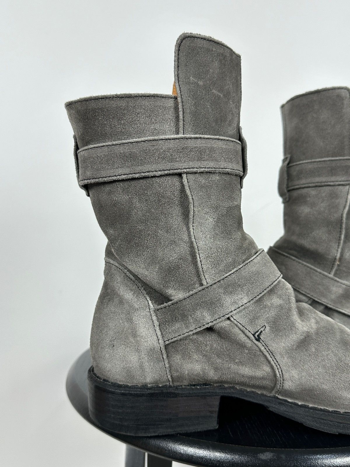 Fiorentini + Baker Fiorentini + Baker Eternity 2 Buckle Moto Ankle Suede Boots Size US 7 / IT 37 - 18 Thumbnail