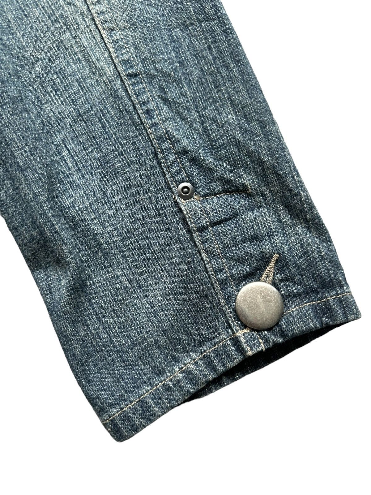 Comme Ca Ism 00's Eastboy double breasted hybrid denim jacket Size US M / EU 48-50 / 2 - 6 Thumbnail