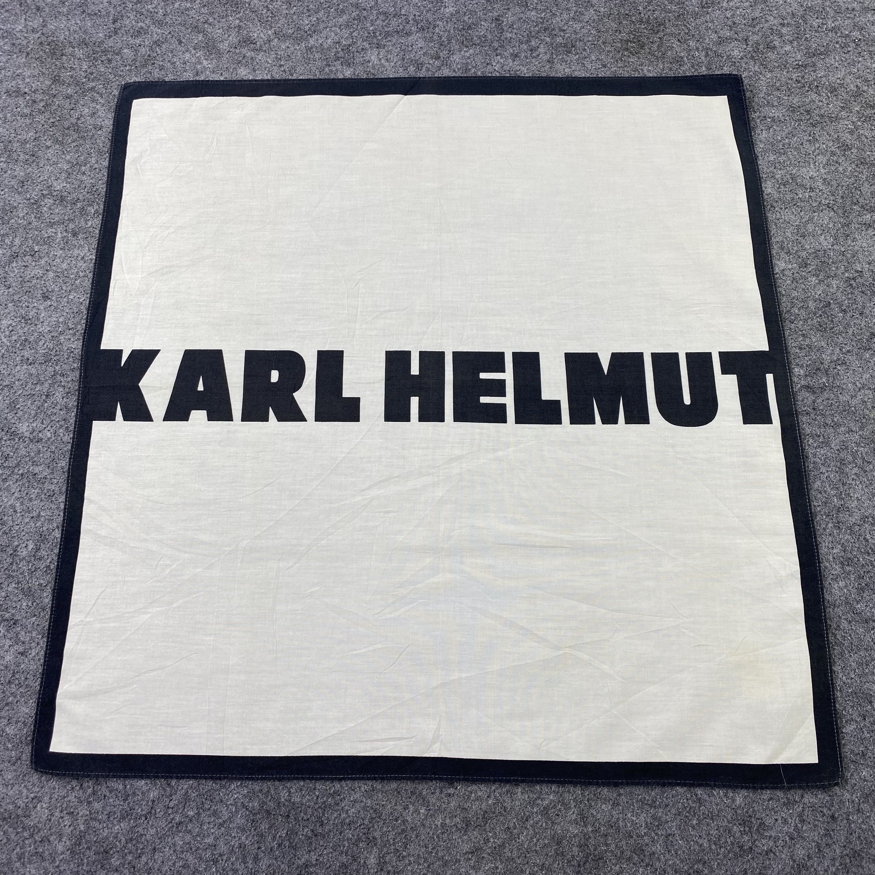 Japanese Brand Karl Helmut Handkerchief / Bandana / Neckerchief-B1394 Size ONE SIZE - 3 Thumbnail