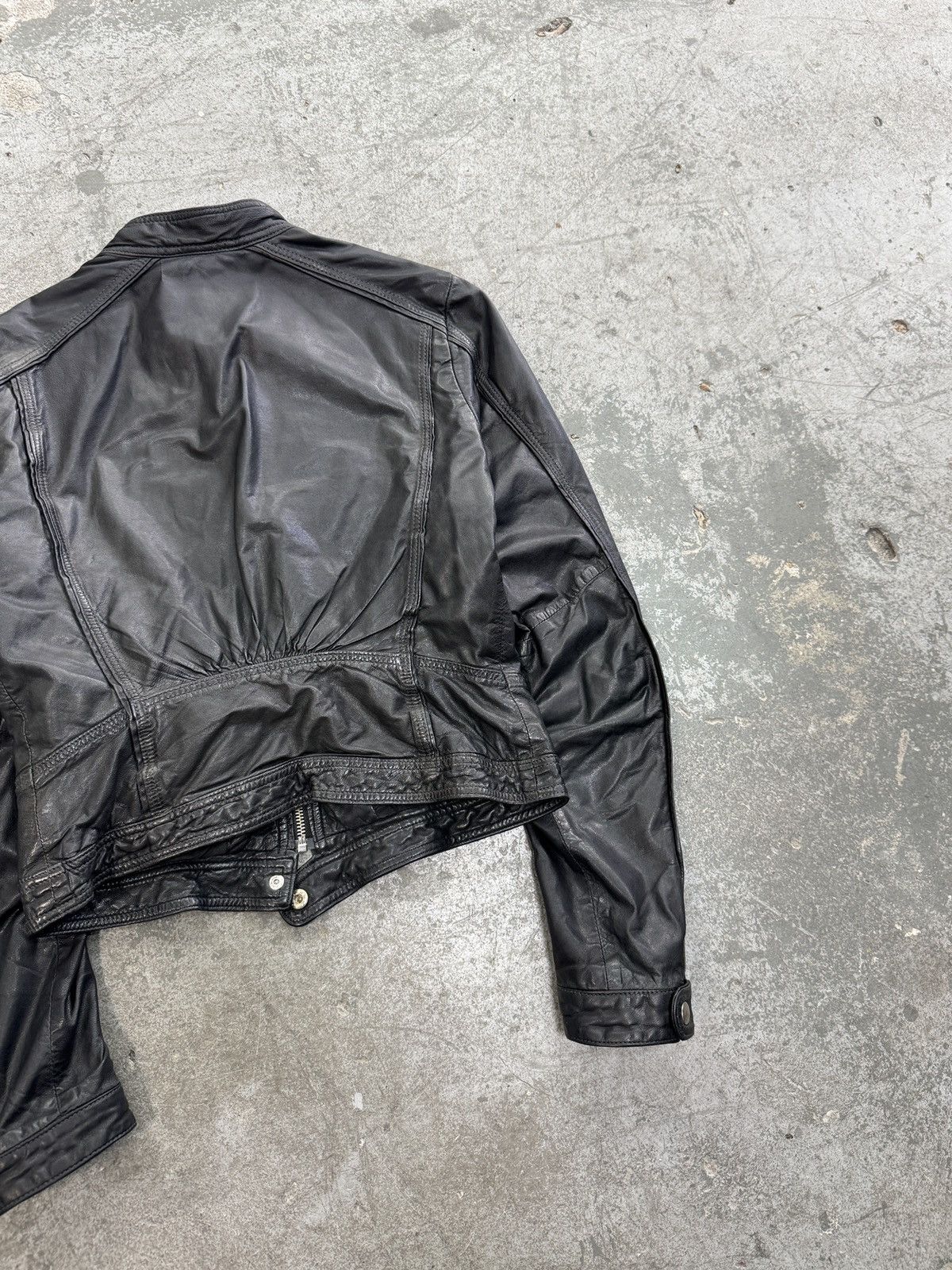 Japanese Brand Vintage Real Leather Avant Garde y2k Jacket Size S / US 4 / IT 40 - 12 Thumbnail
