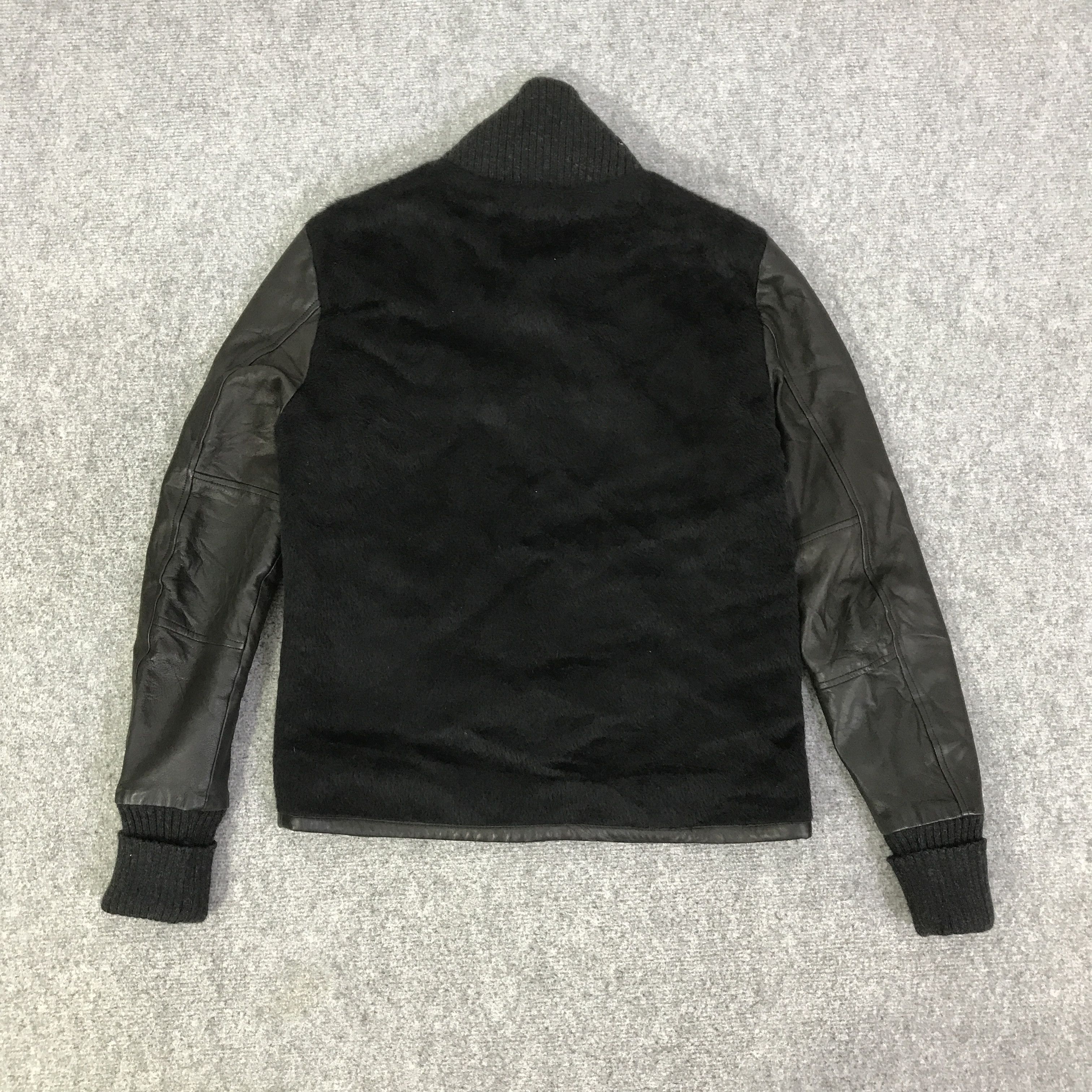 Japanese Brand SLOW GUN AND CO. FUR JACKET SLEEVE LEATHER Size US M / EU 48-50 / 2 - 3 Thumbnail