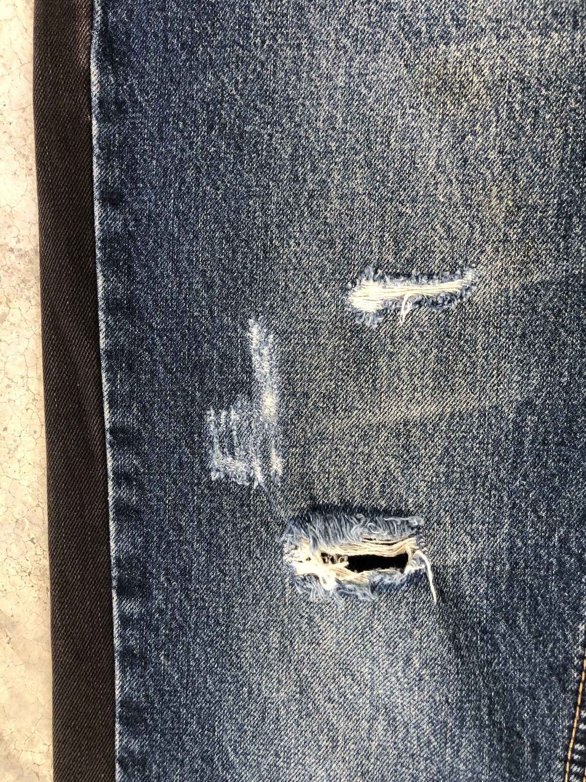 N.Hoolywood N. Hoolywood Double Sided Two Tone Denim Distressed Size US 32 / EU 48 - 15 Thumbnail