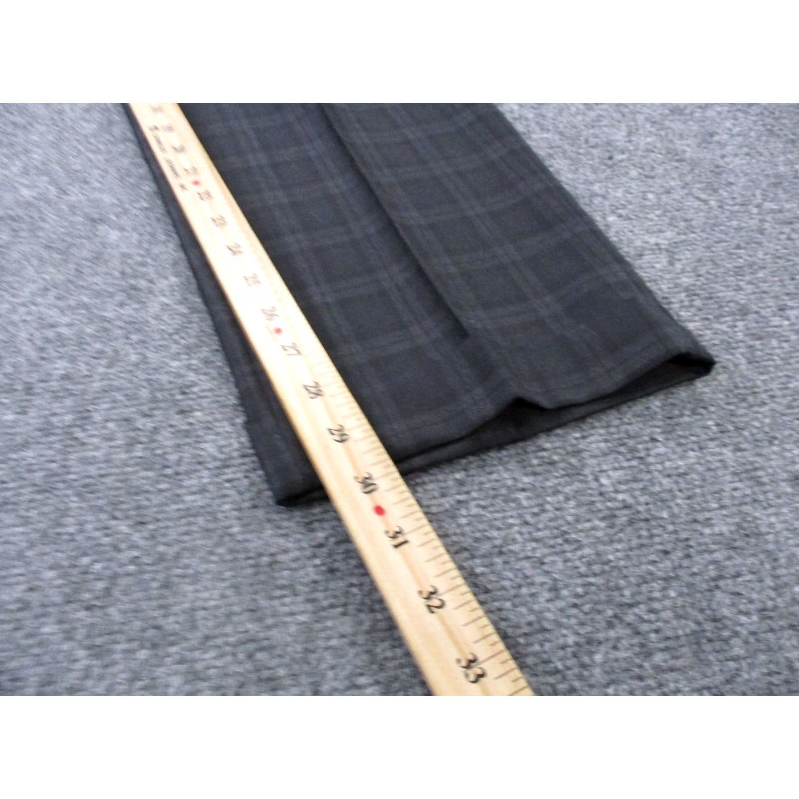 Vintage Samuelsohn Pants Men 42 X 30 Black Plaid Chino Straight Leg Preppy Casual Golf Size US 42 / EU 58 - 4 Thumbnail