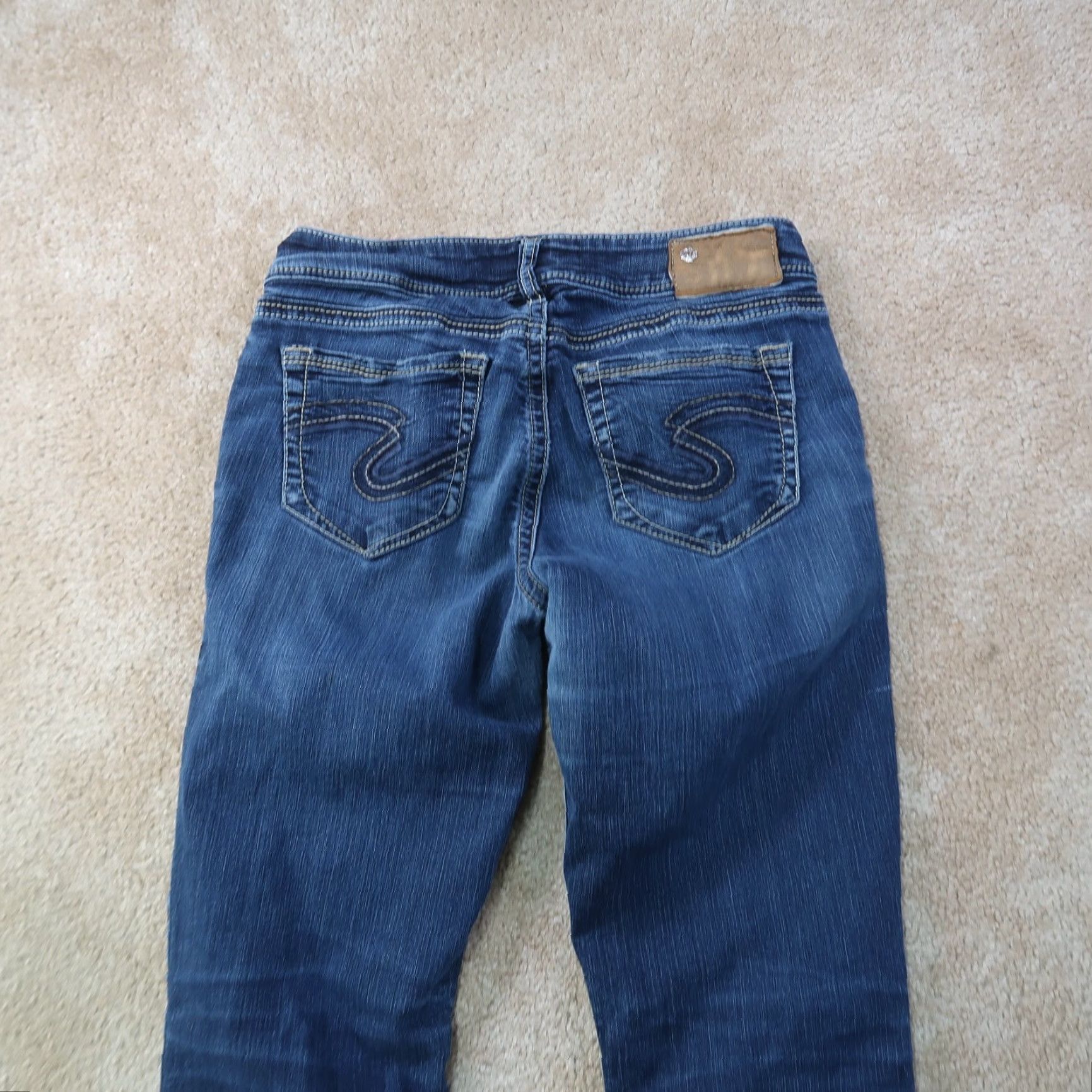 Silver Jeans Co. Silver Suki Mid Bootcut Jeans Women's 28x31 Blue Denim Pants Stretch Size 28" / US 6 / IT 42 - 6 Thumbnail