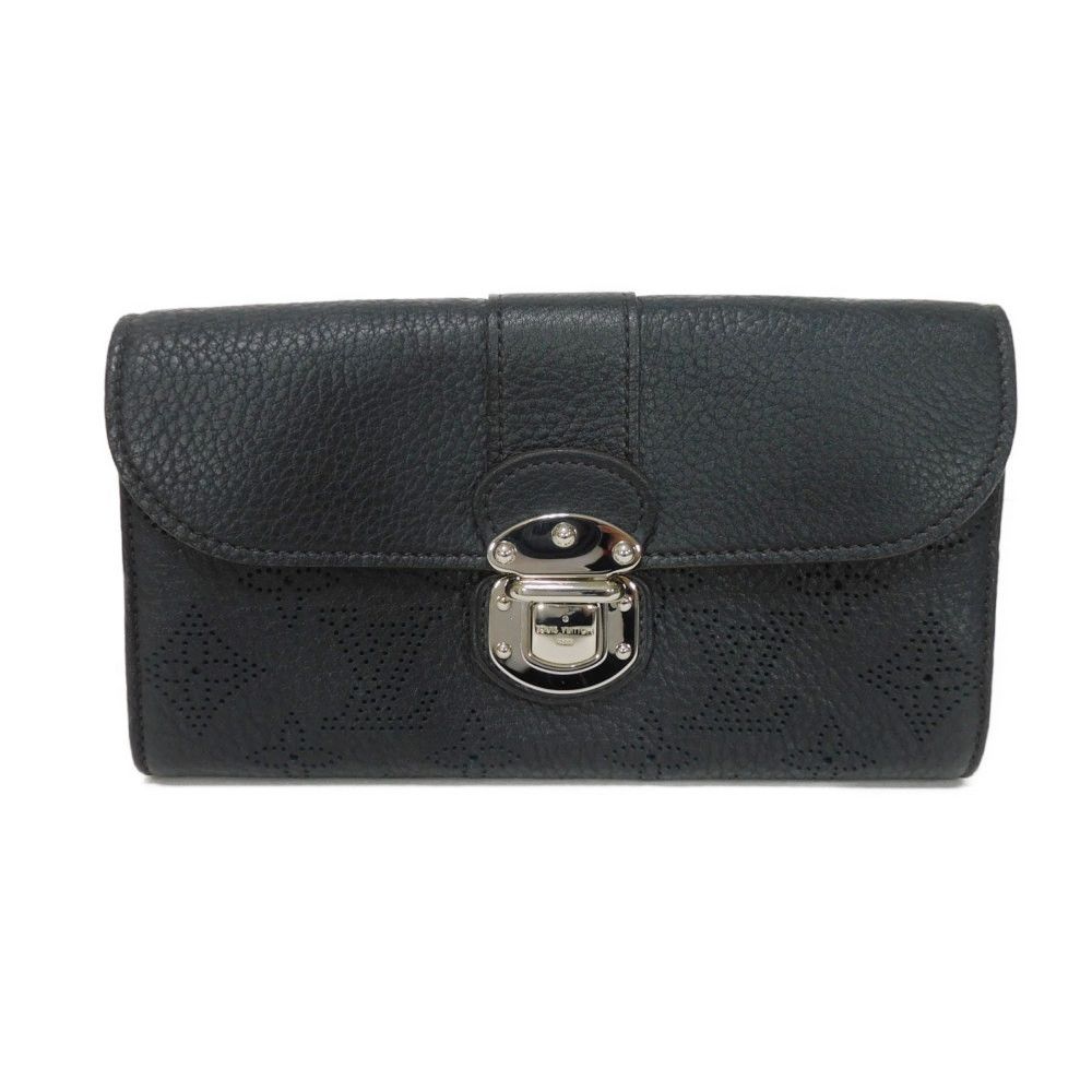 Louis Vuitton Louis Vuitton Louis Vuitton Portefeuille Iris Mahina Long Wallet Leather Long Wallet M58136 Size ONE SIZE - 1 Thumbnail