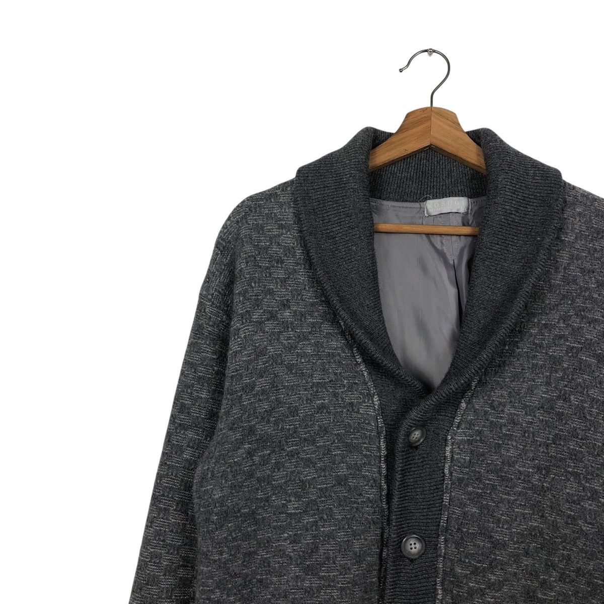Japanese Brand 📌Vintage Cardigan Bomber Jacket Button Kosugi Issey Miyake Size US L / EU 52-54 / 3 - 8 Thumbnail