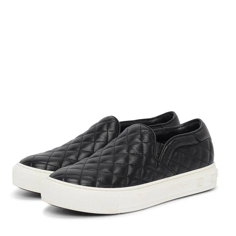 Salvatore Ferragamo o1y0426 Low-Top Sneakers in Black Size US 6.5 / IT 36.5 - 3 Thumbnail