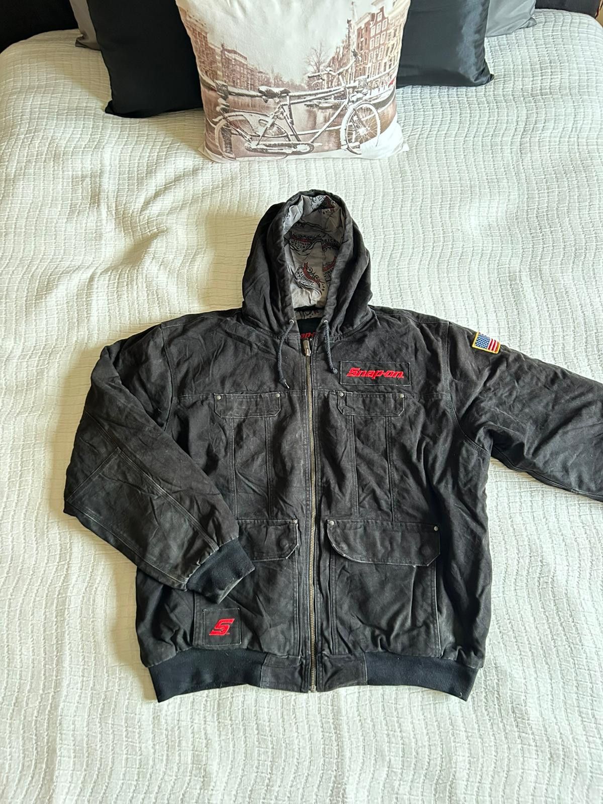 Other Snap-on Vintage Heavyweight Canvas Work Jacket Size US XXL / EU 58 / 5 - 2 Thumbnail
