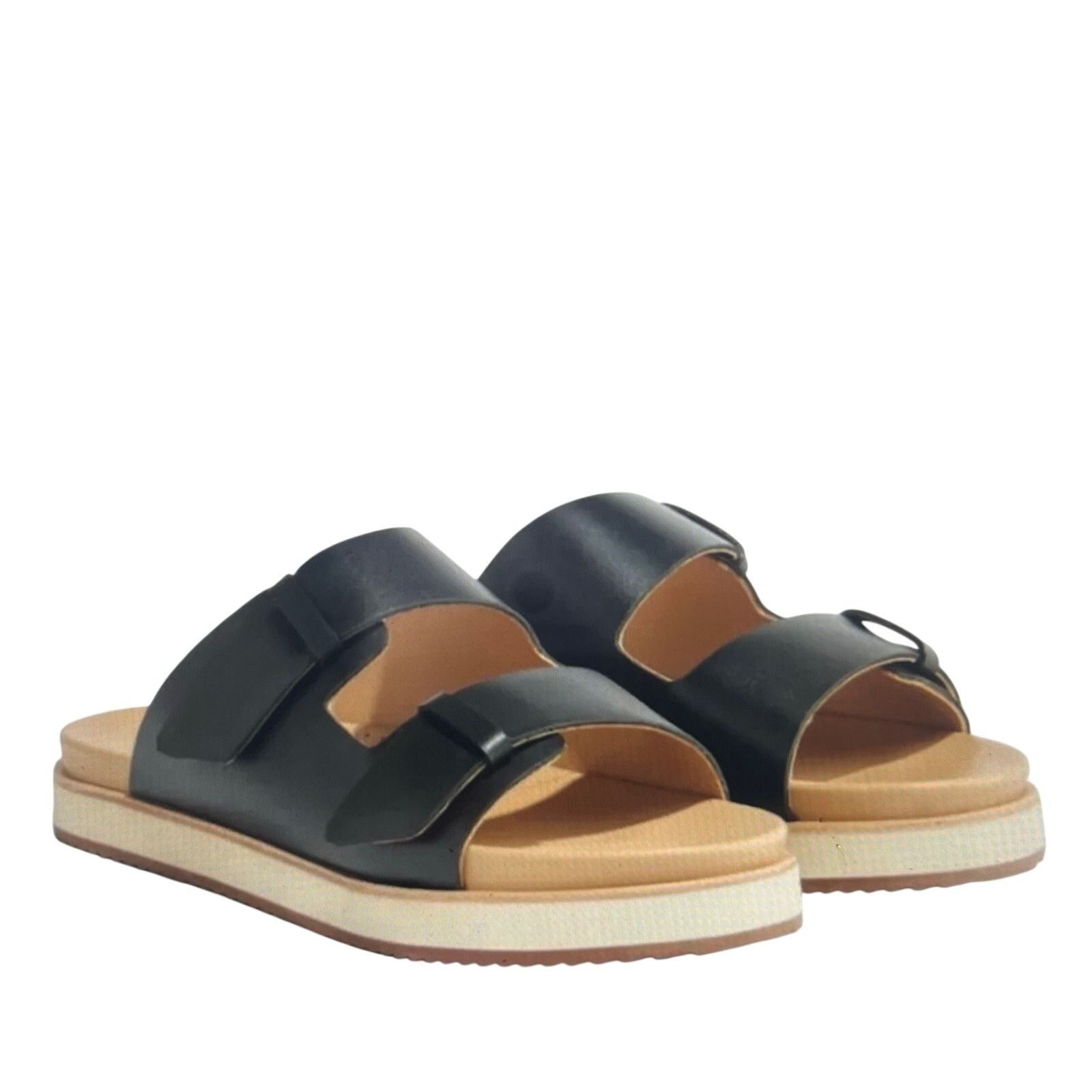Nisolo Ella Go To Platform Slide Leather Sandal NWB Casual Comfort Size US 9 / IT 39 - 1 Thumbnail