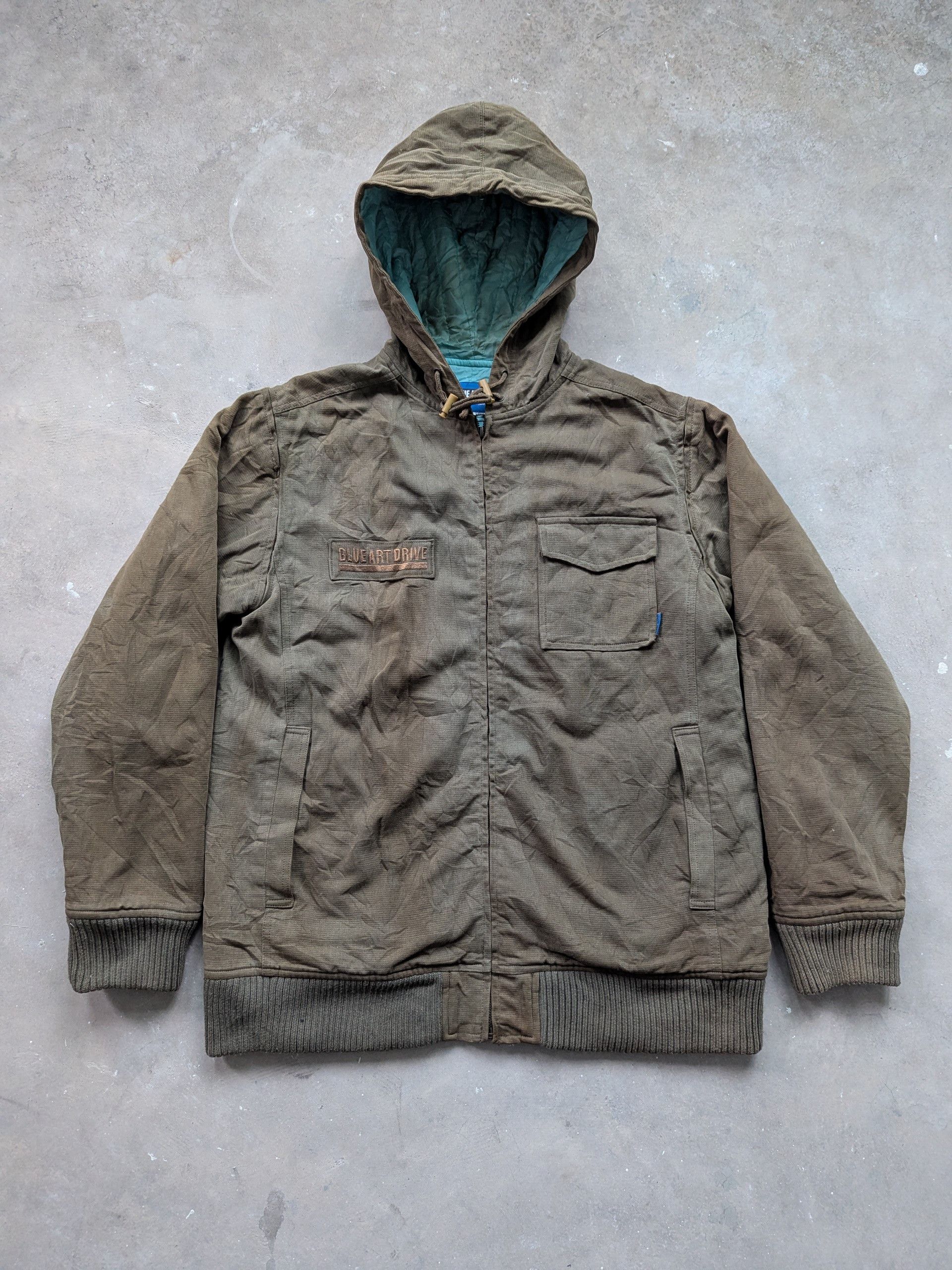 Japanese Brand × Vintage Vintage 1990s Surf Clothing Japan Hoodie Jacket Sleeveless Size US L / EU 52-54 / 3 - 1 Thumbnail