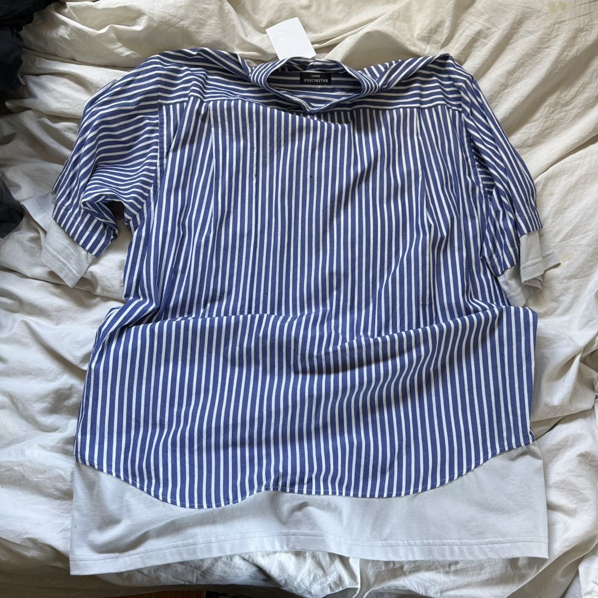 Balenciaga BB Icon Logo Layered Shirt Size US XL / EU 56 / 4 - 5 Thumbnail