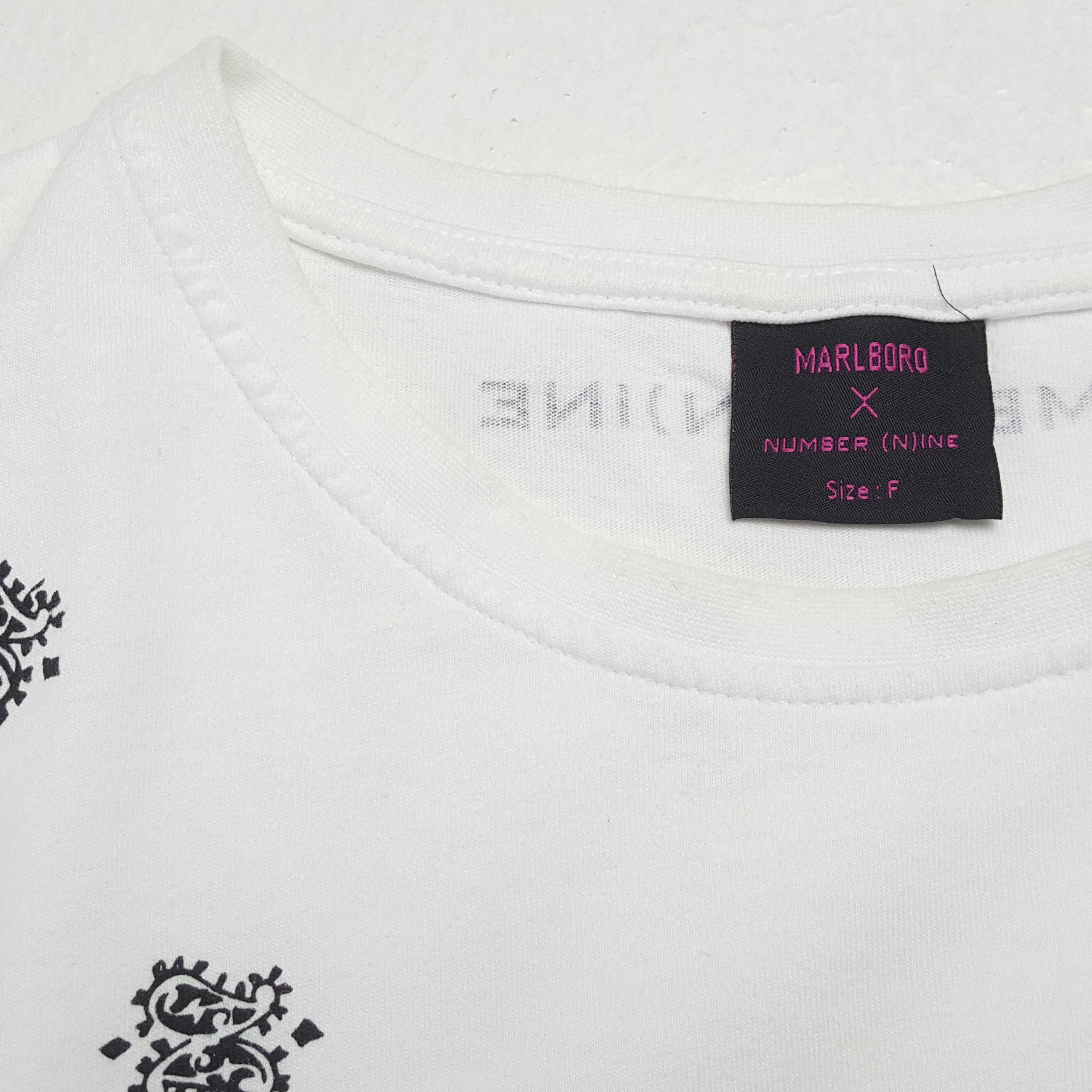 Marlboro × Number (N)ine × Vintage MARLBORO x NUMBER (N)INE Japanese Brand Designer Tshirt Size US M / EU 48-50 / 2 - 7 Thumbnail