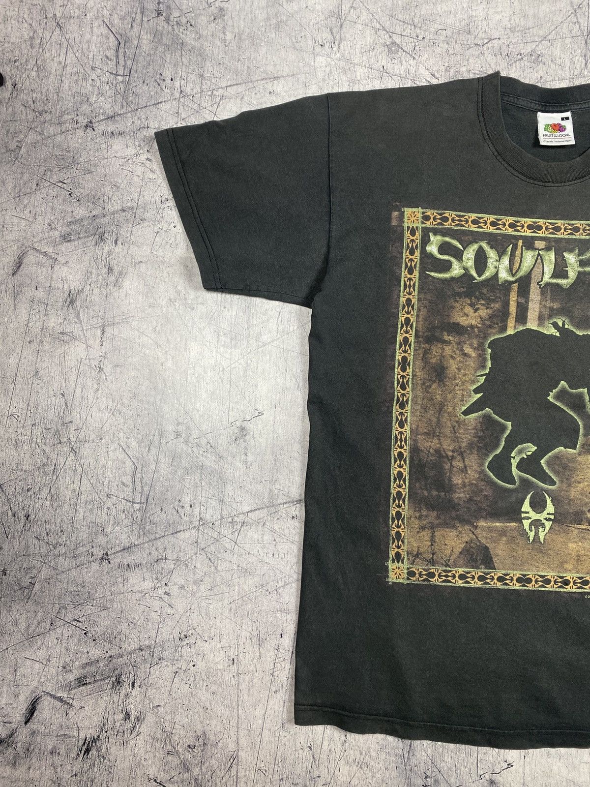 Band Tees Vintage Soulfly Primitive 2001 Double Sided Faded Band Tee Size US L / EU 52-54 / 3 - 3 Thumbnail