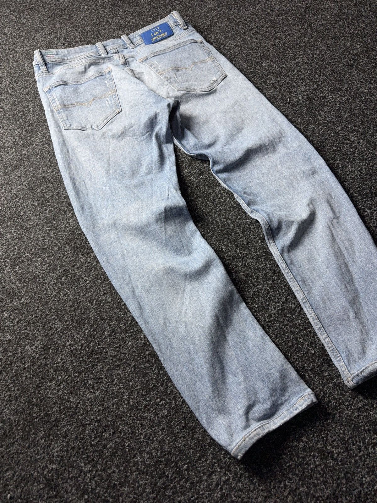 Diesel Luxury 00s Diesel Skinny Light Wash Jeans Y2K Made in Italy Size US 31 - 12 Thumbnail