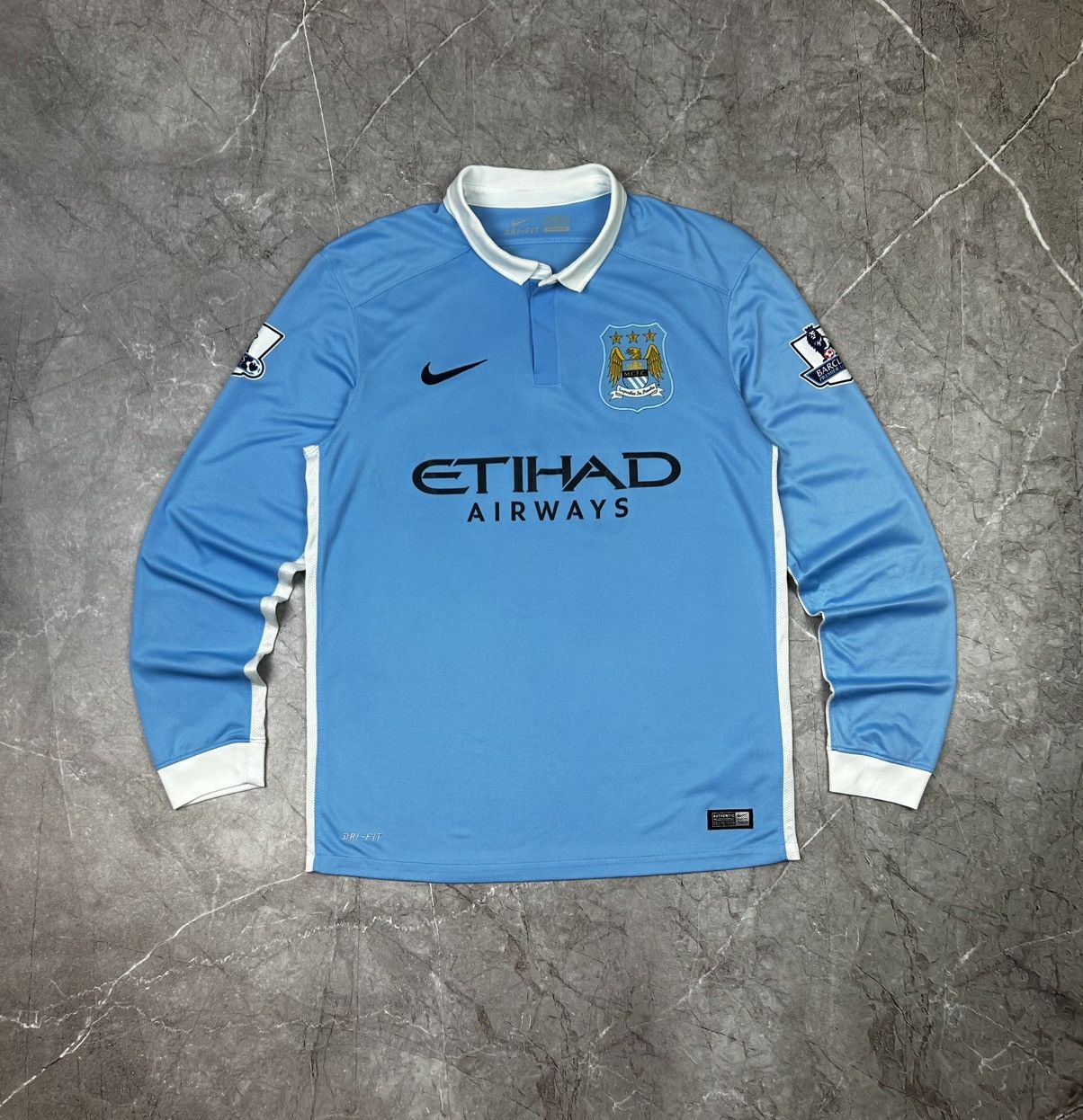 Nike Nike Manchester City De Bruyne 2017/18 home Long Sleeve Size US M / EU 48-50 / 2 - 1 Thumbnail