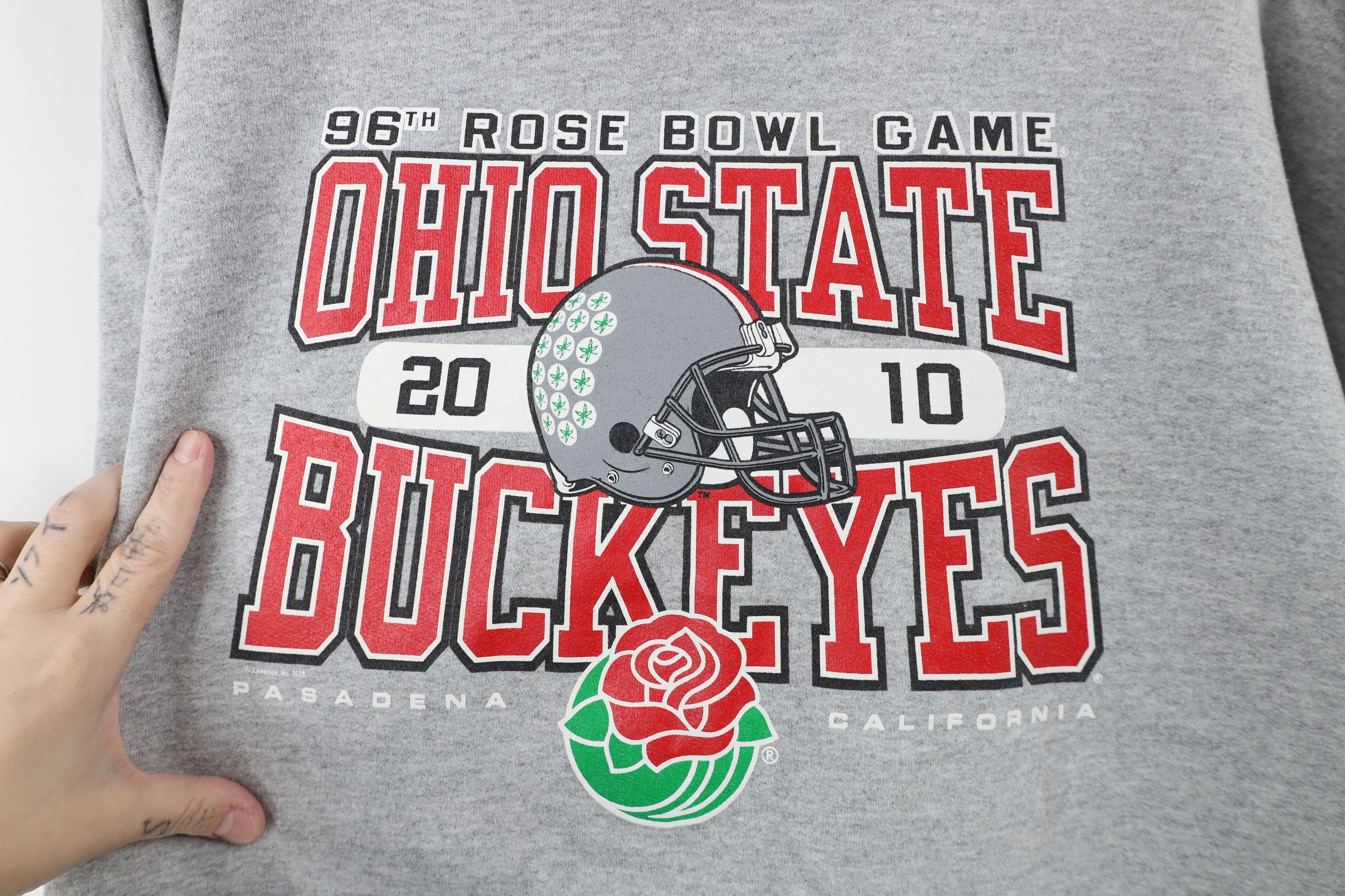 Vintage Y2K Rose Ohio State University Football Hoodie Sweatshirt Size US L / EU 52-54 / 3 - 9 Thumbnail