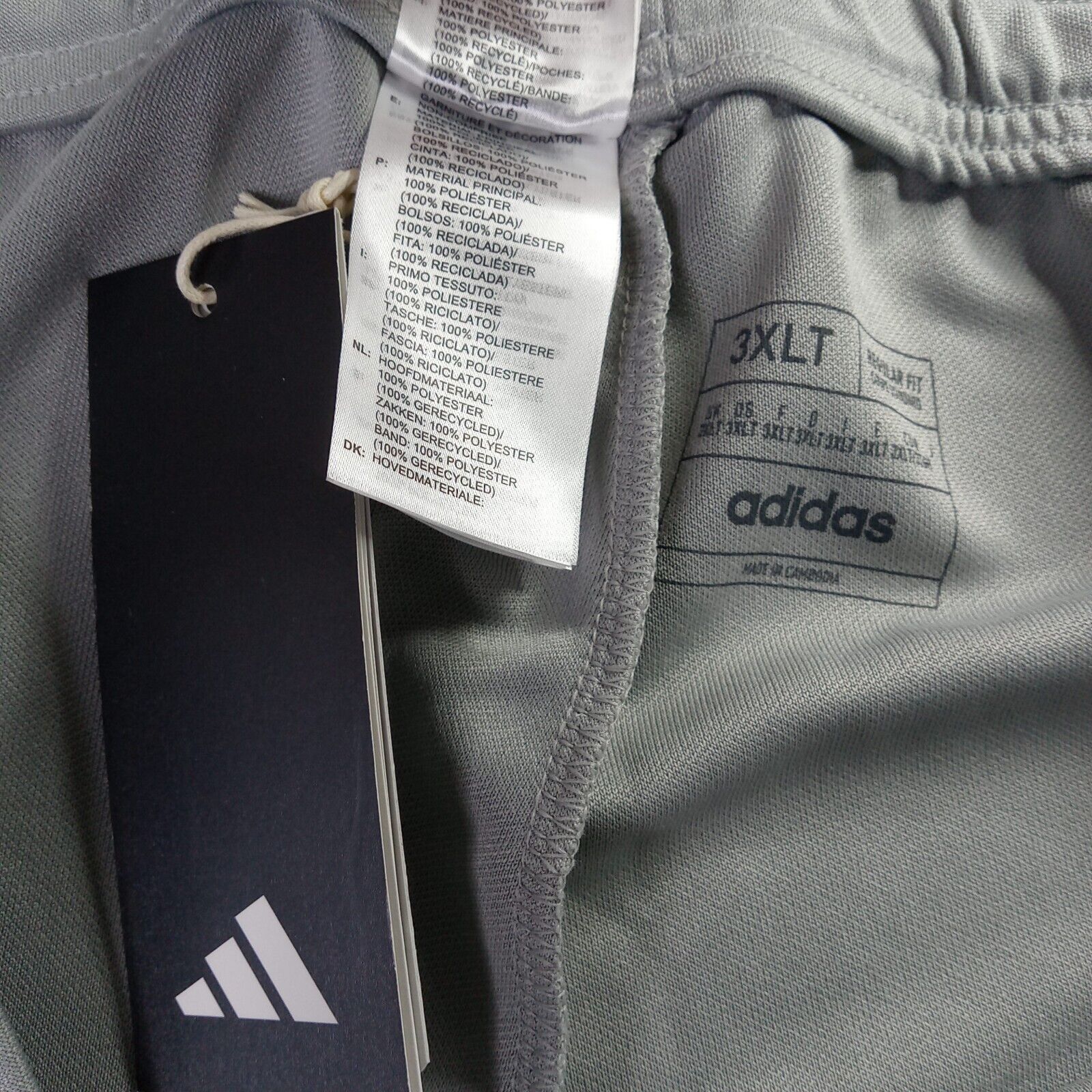 Adidas Adidas Tiro 24 Joggers Men's 3XLT Gray Football Soccer Pants Size US 44 / EU 60 - 6 Thumbnail