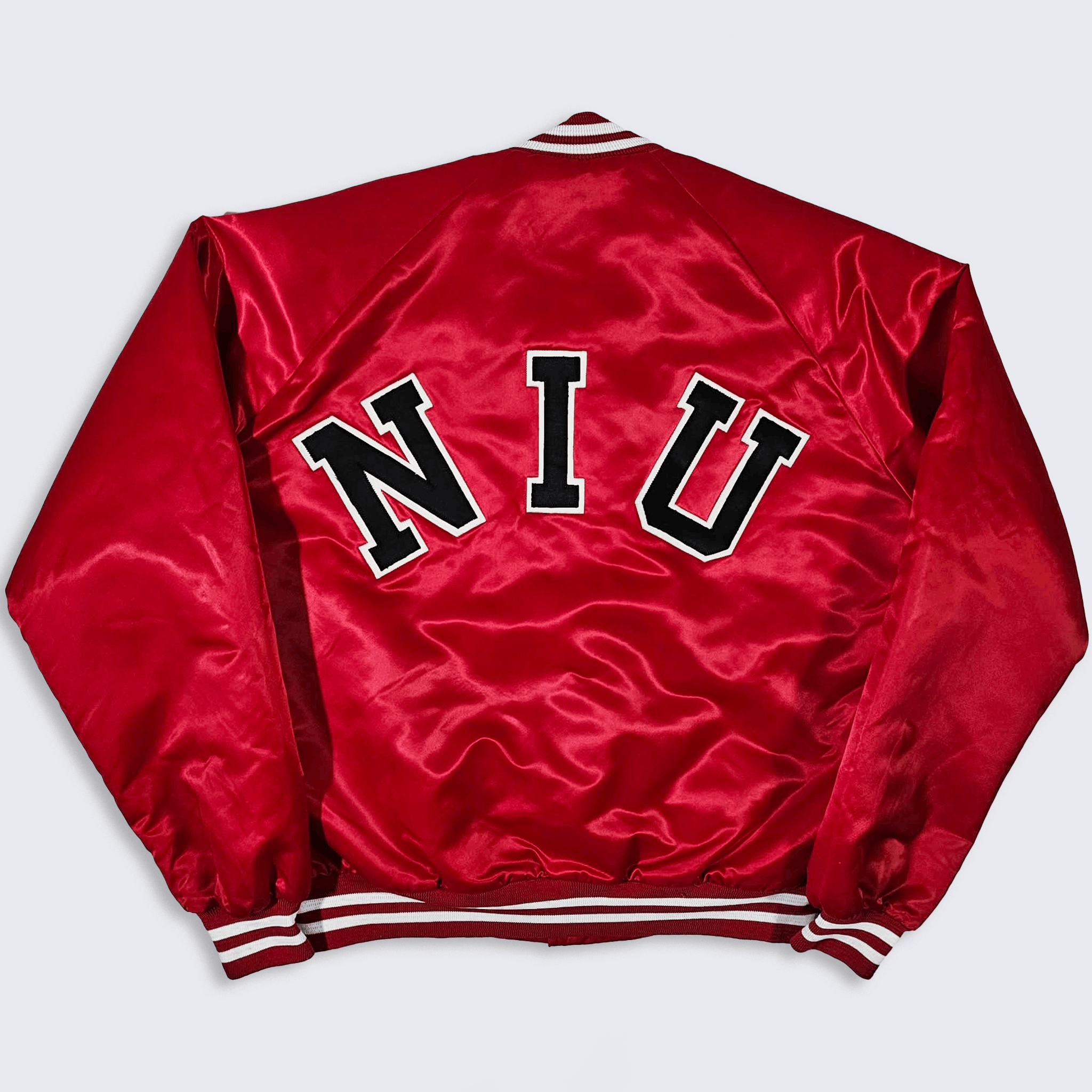 Vintage Northern Illinois Huskies Vintage 80s Chalk Line Jacket Size US L / EU 52-54 / 3 - 1 Thumbnail