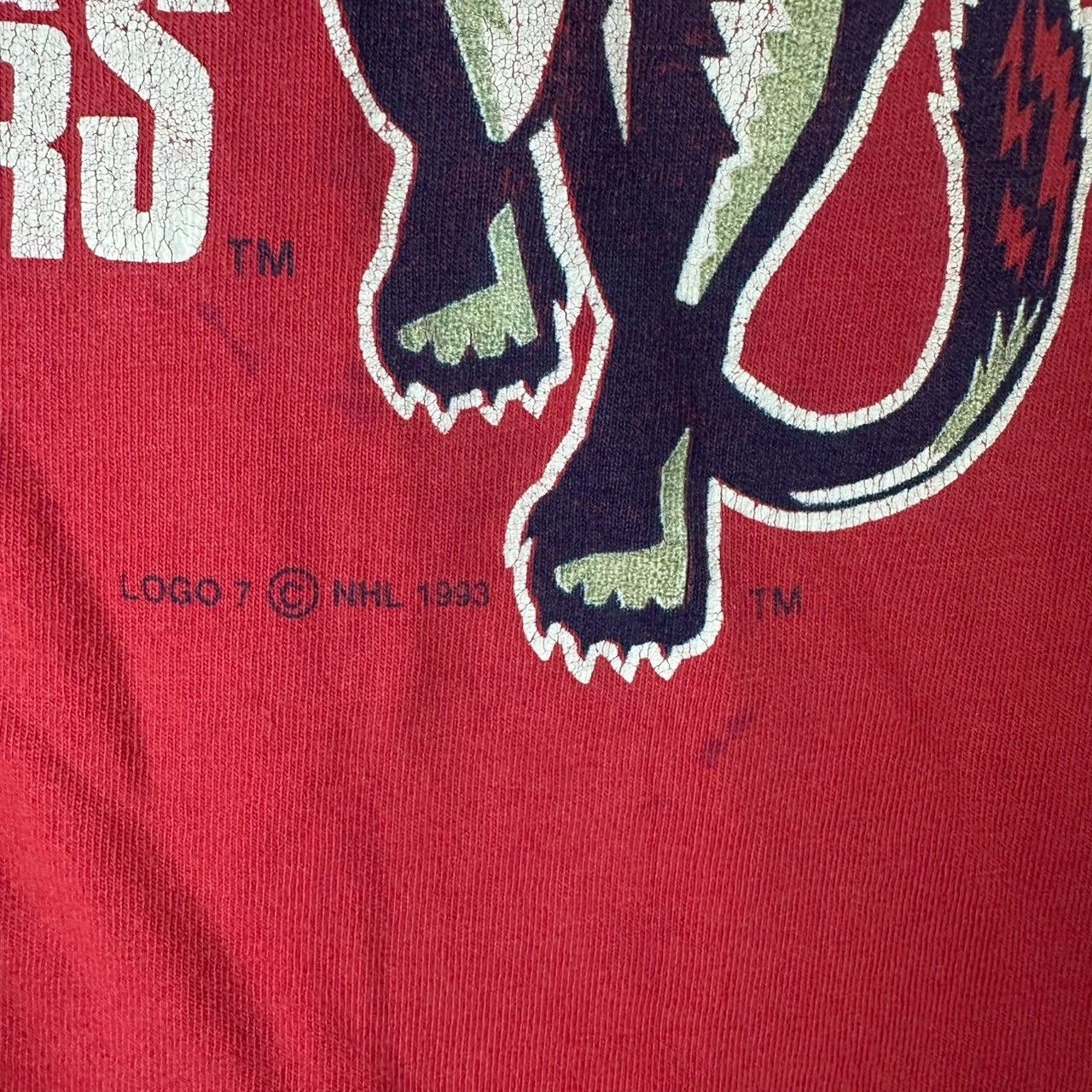 Logo 7 × NHL × Vintage Vintage 1993 Florida Panthers Logo NHL Large T-shirt Size US L / EU 52-54 / 3 - 10 Thumbnail