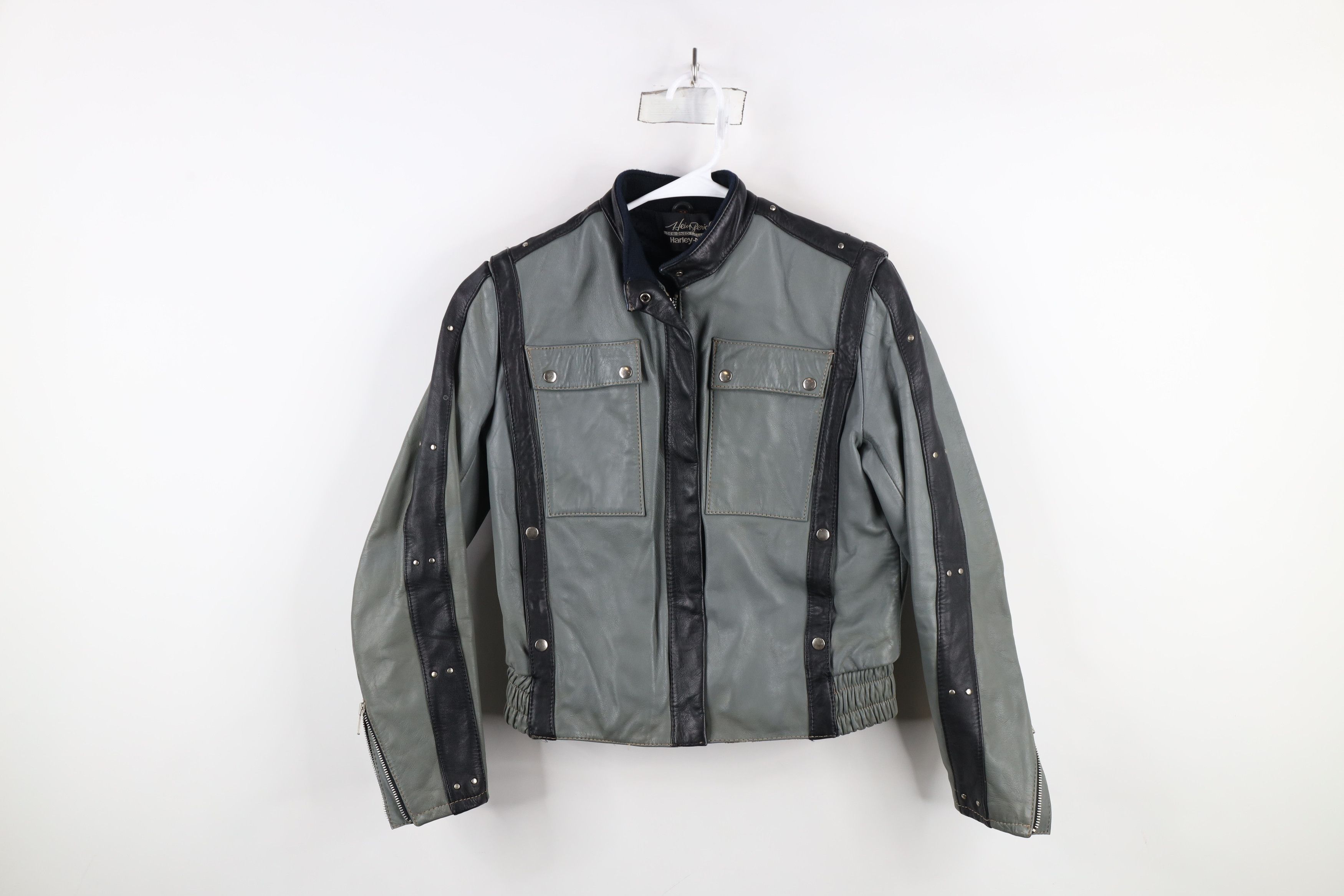 Harley Davidson × Vintage Vtg 70s 80s Hein Gericke x Harley Davidson Racer Jacket Size XXS / US 00 / IT 34 - 1 Thumbnail