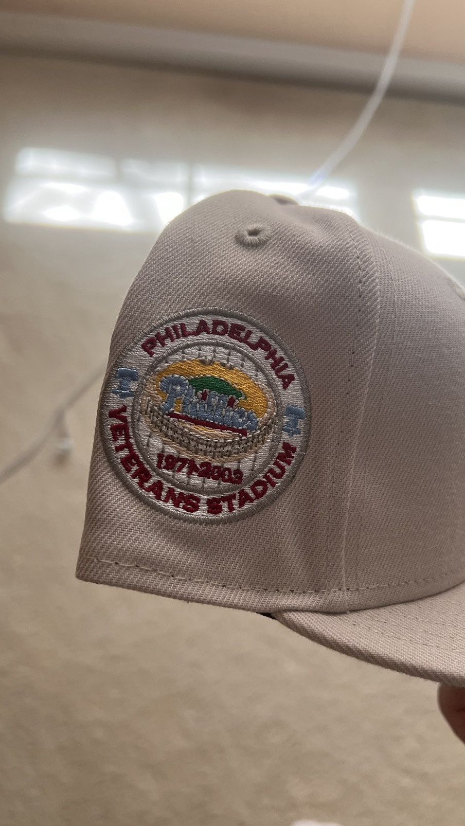 New Era New era Phillies Shadow Fan Treasures 7 1/8 Veterans Stadium Size ONE SIZE - 2 Thumbnail