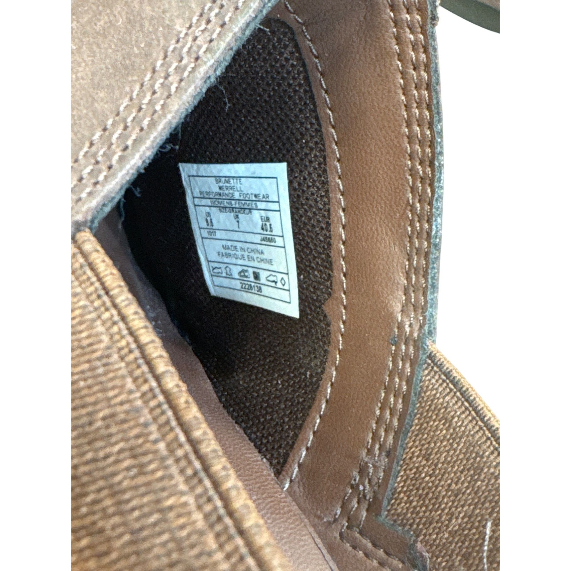 Merrell Merrell Womens Brown Leather Clogs Shoes Size 9.5 SKU 8243 Size US 9.5 / IT 39.5 - 13 Thumbnail