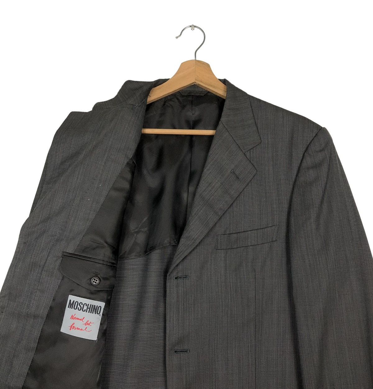 Moschino 🔥VINTAGE DOUBLE BREAST COATS JACKET MOSCHINO STRIPED Size US M / EU 48-50 / 2 - 12 Thumbnail