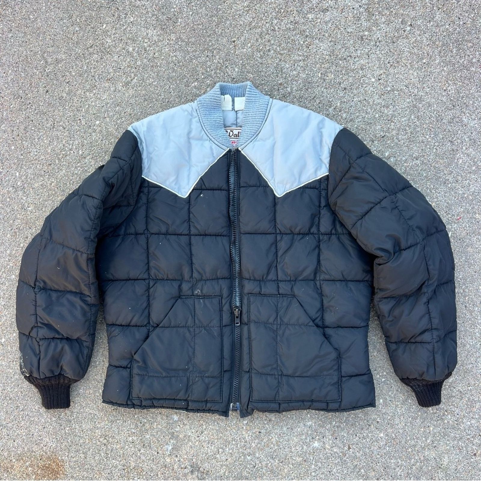 Walls Blizzard Proof Western Cowboy Yoke Puffer Jacket M?