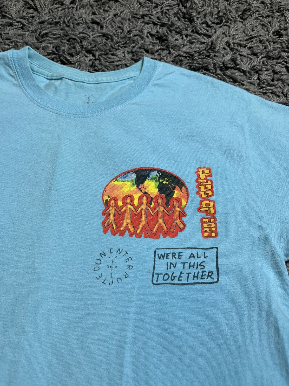 Travis Scott CAMISETA TRAVIS SCOTT CACTUS JACK 2020 BLUE T-SHIRT MENS Size US S / EU 44-46 / 1 - 3 Thumbnail