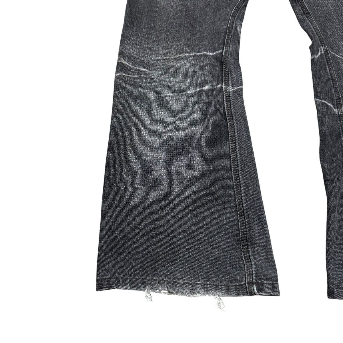 Nicole Club NCFM Nicole Club Multi Pocket Black Denim Flare Jeans Size US 34 / EU 50 - 13 Thumbnail