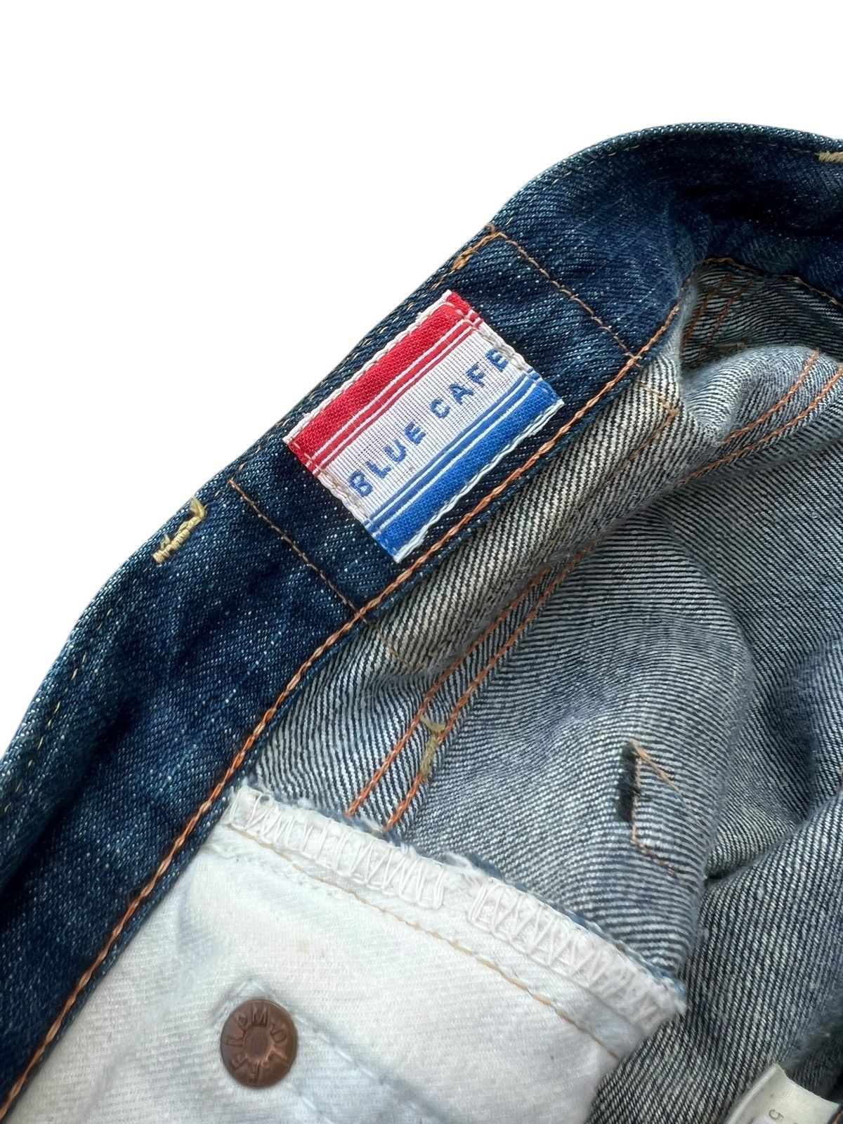 45rpm Vintage 45rpm Japan Fade Blue Denim Jeans Size US 31 - 23 Thumbnail