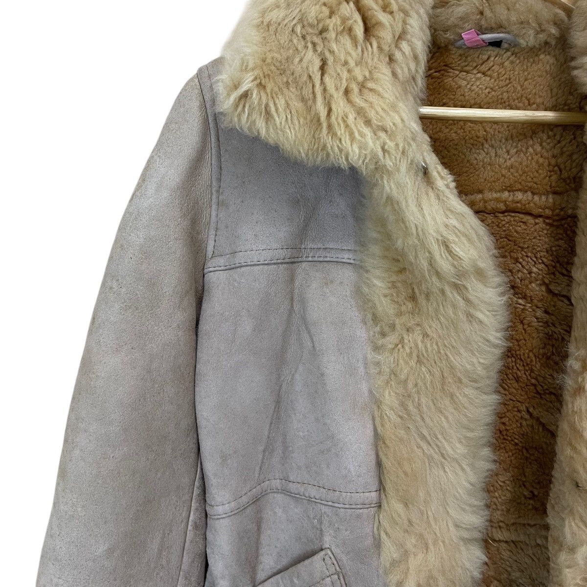 Leather JAPANASE SHERPA LINING LEATHER HEAVYCOAT JACKET Size US S / EU 44-46 / 1 - 6 Thumbnail