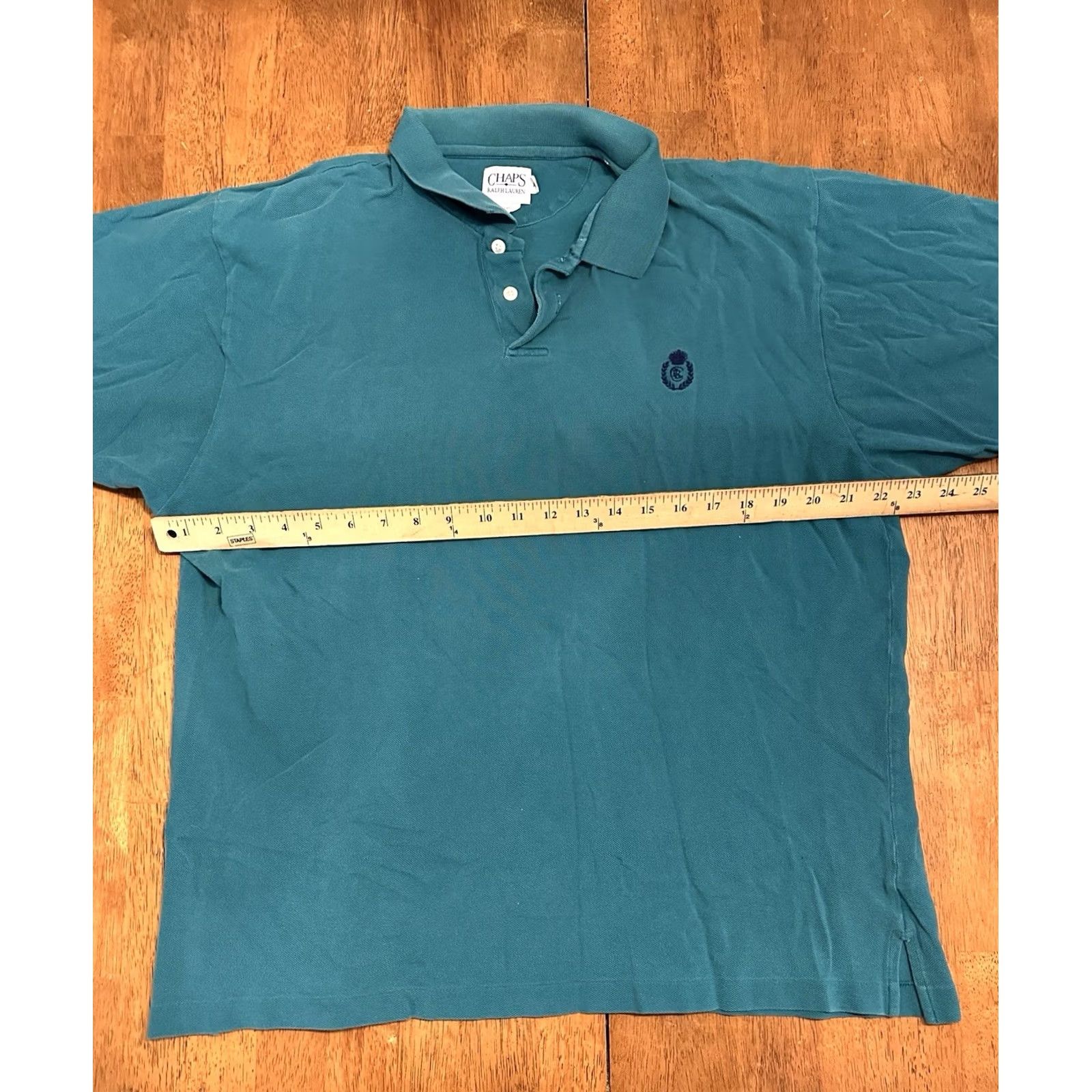 Ralph Lauren VINTAGE Ralph Lauren Polo Shirt XL Solid Green Mens Size US XL / EU 56 / 4 - 6 Thumbnail