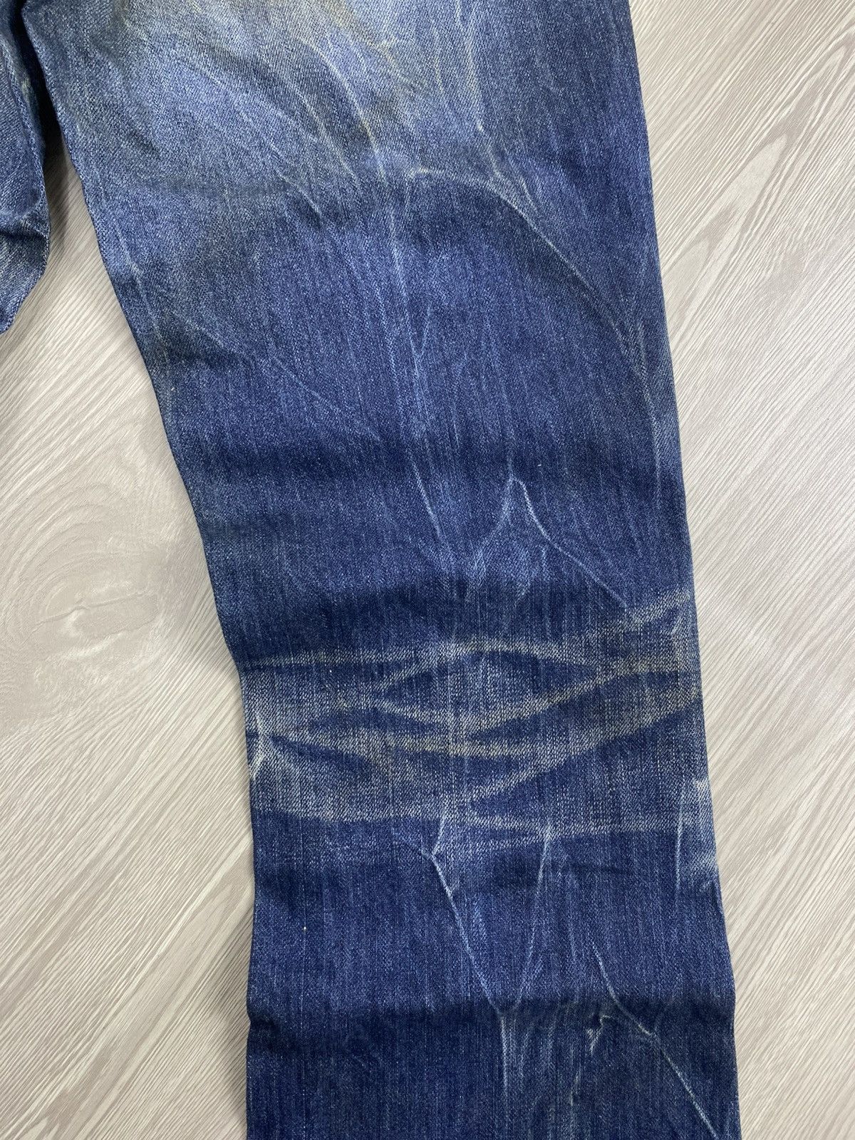 GOSTAR DE FUGA × If Six Was Nine × Le Grande Bleu (L.G.B.) 2000s Vanquish Gold Distressed Punk Y2K Lgb Flared Jeans Size US 32 / EU 48 - 14 Thumbnail